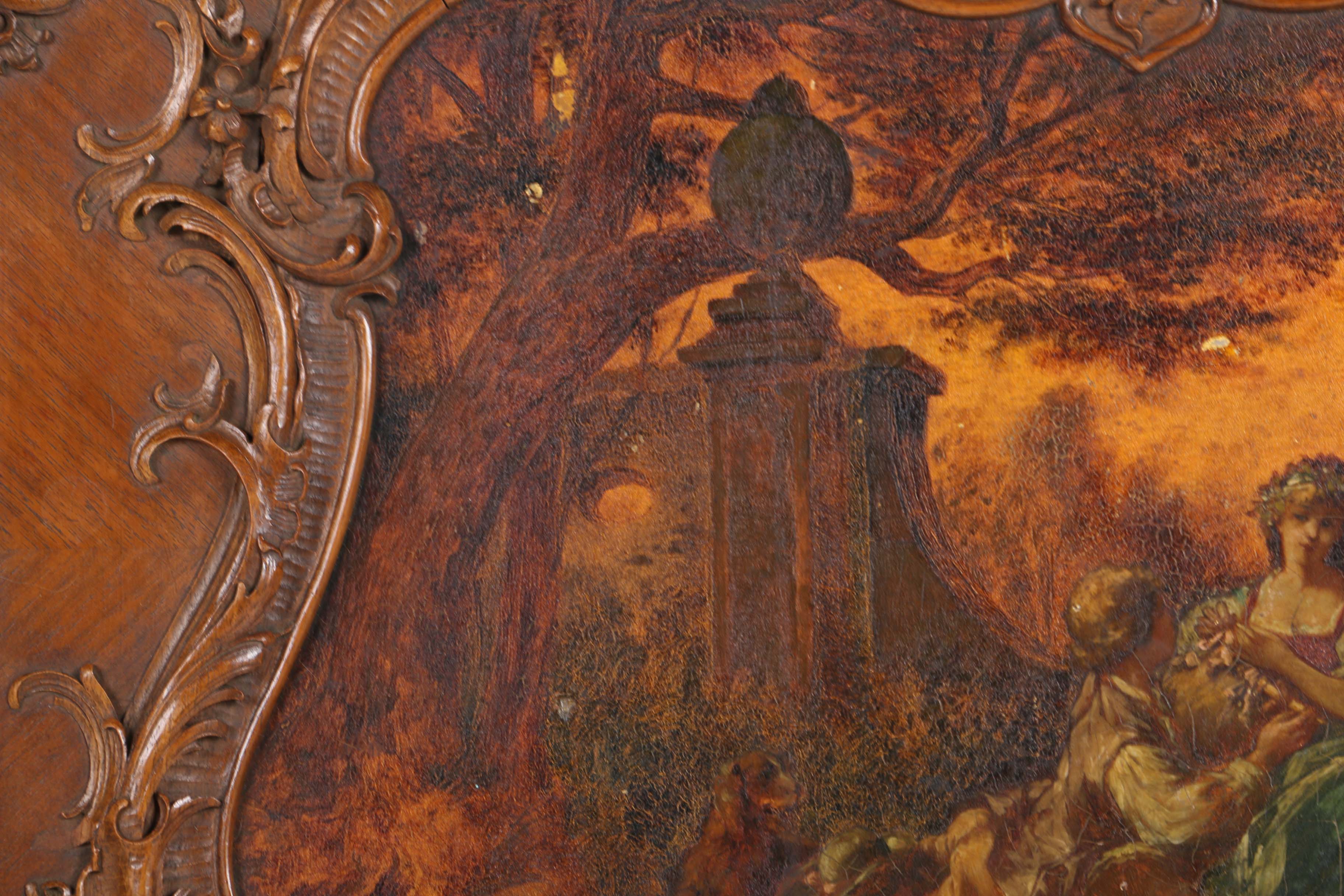 Rococo Style Hinged-Lid Box With Vernis Martin Decoration