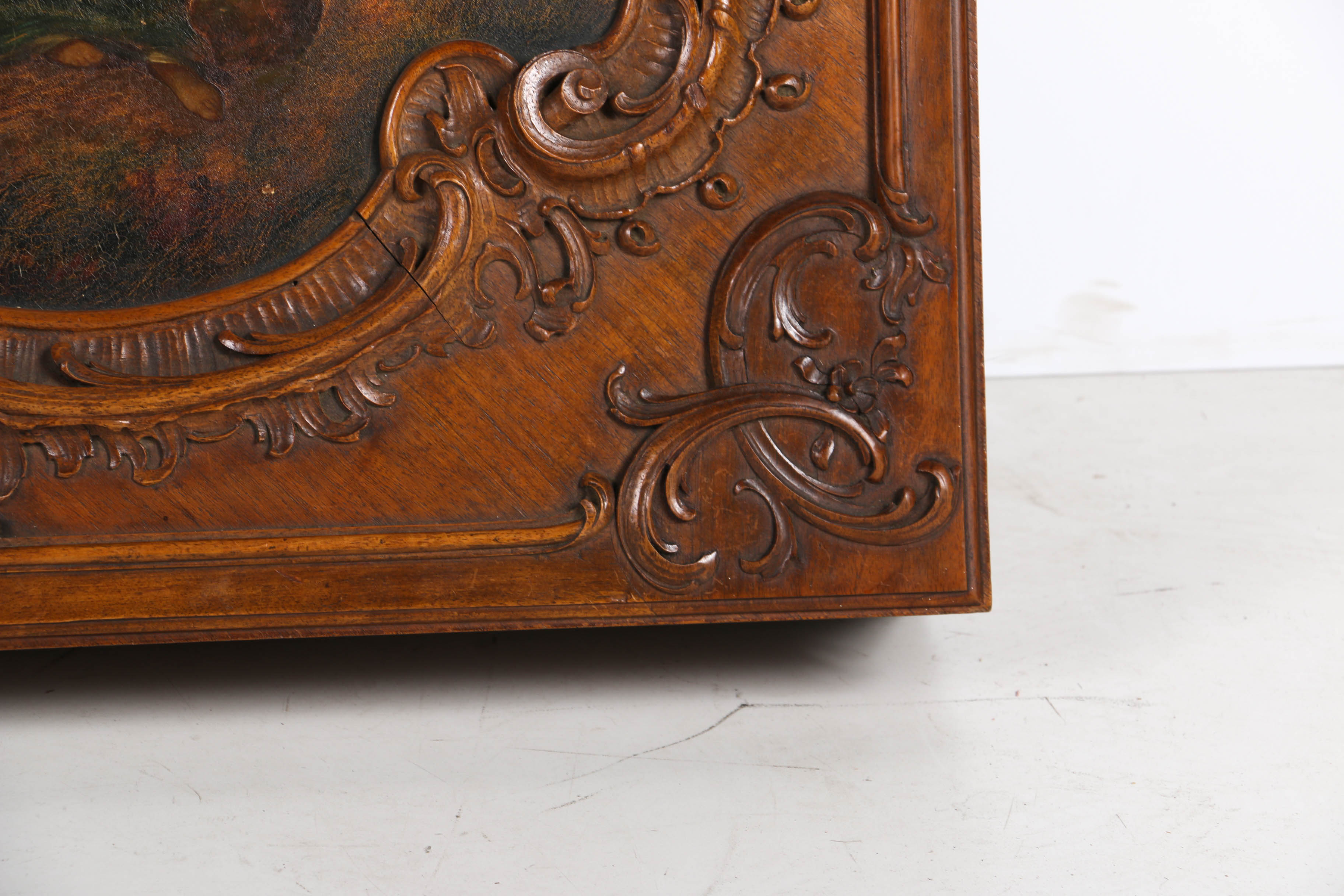 Rococo Style Hinged-Lid Box With Vernis Martin Decoration