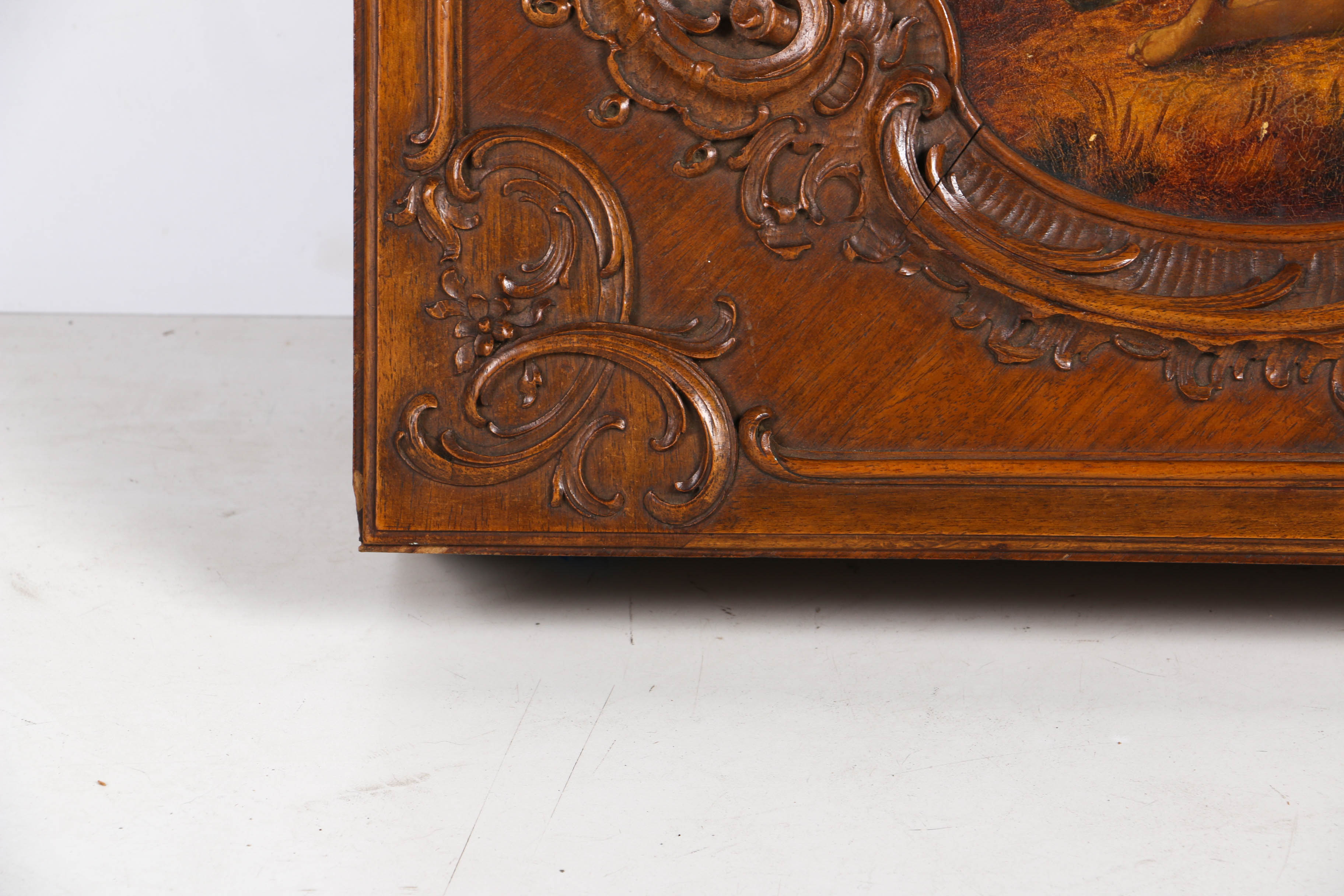 Rococo Style Hinged-Lid Box With Vernis Martin Decoration