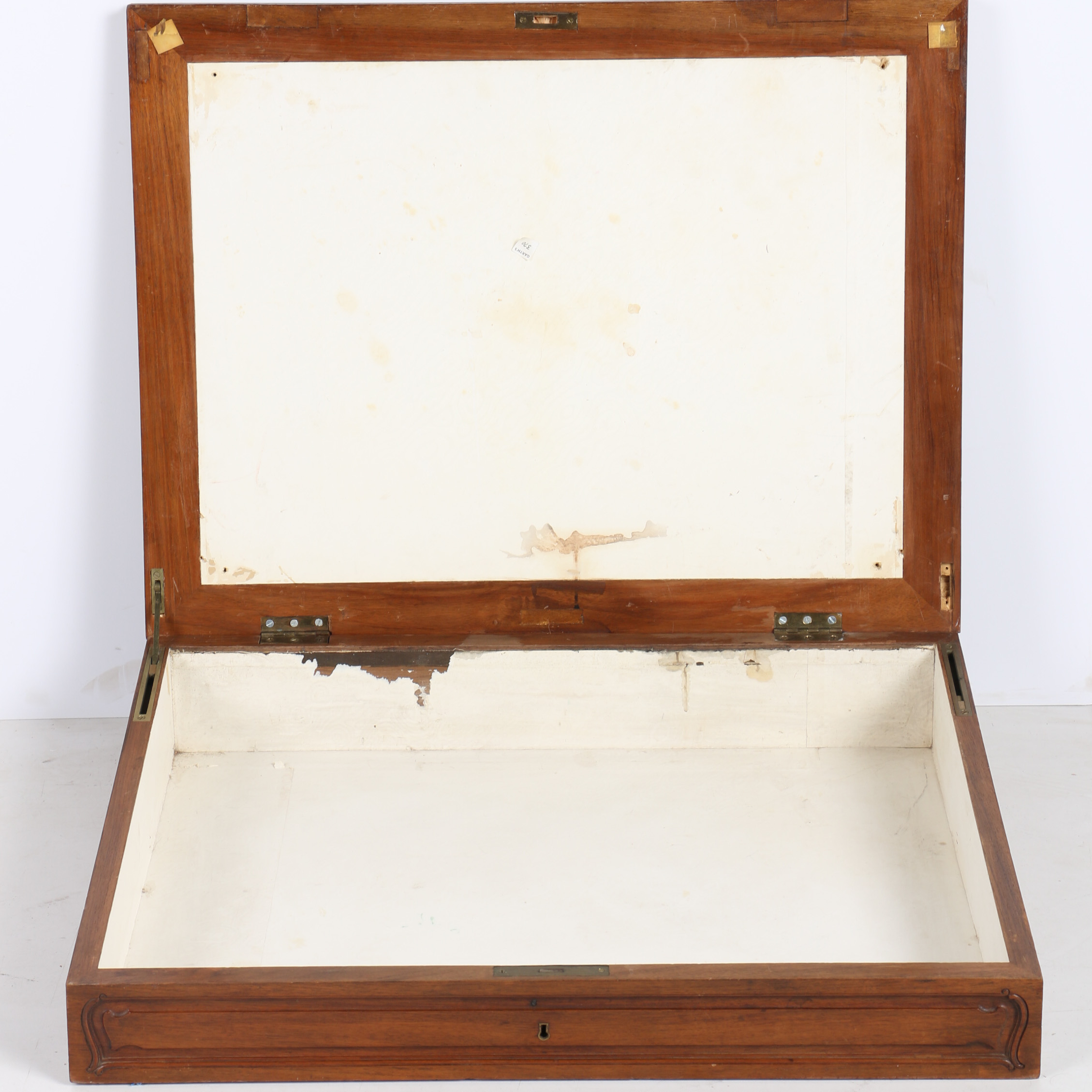 Rococo Style Hinged-Lid Box With Vernis Martin Decoration