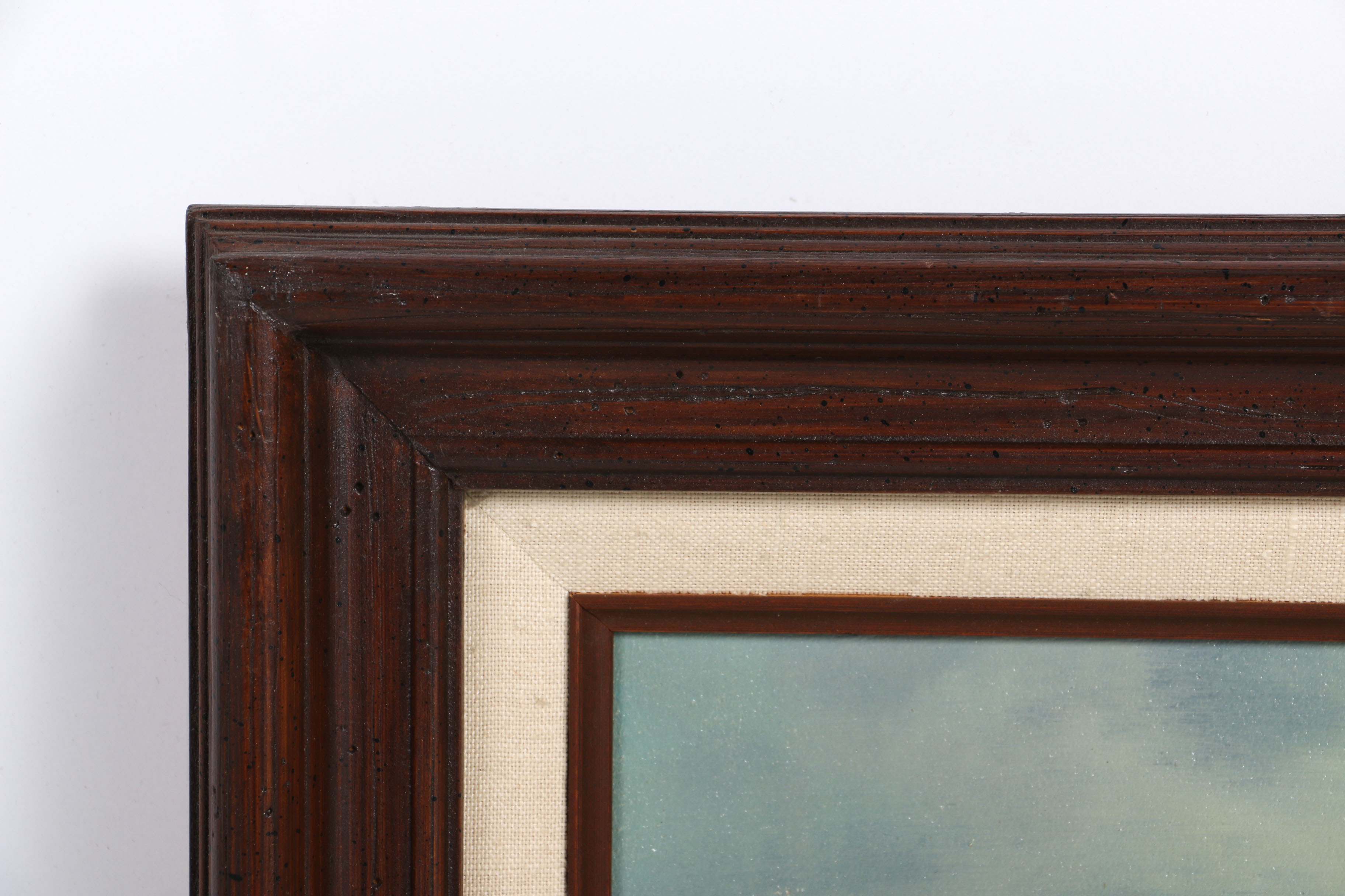 Van Bell Oil Painting on Canvas Wintry Scene