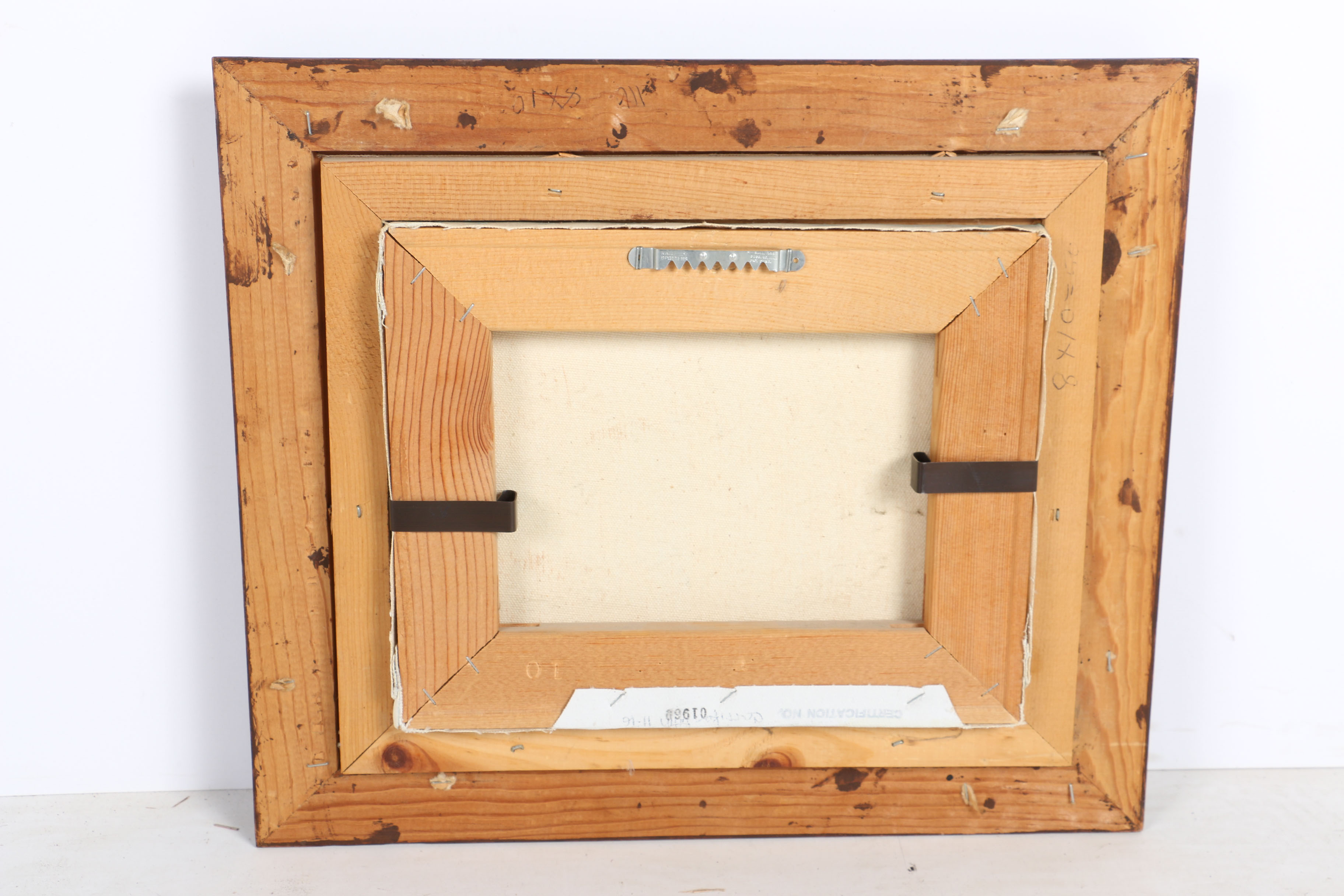 Van Bell Oil Painting on Canvas Wintry Scene