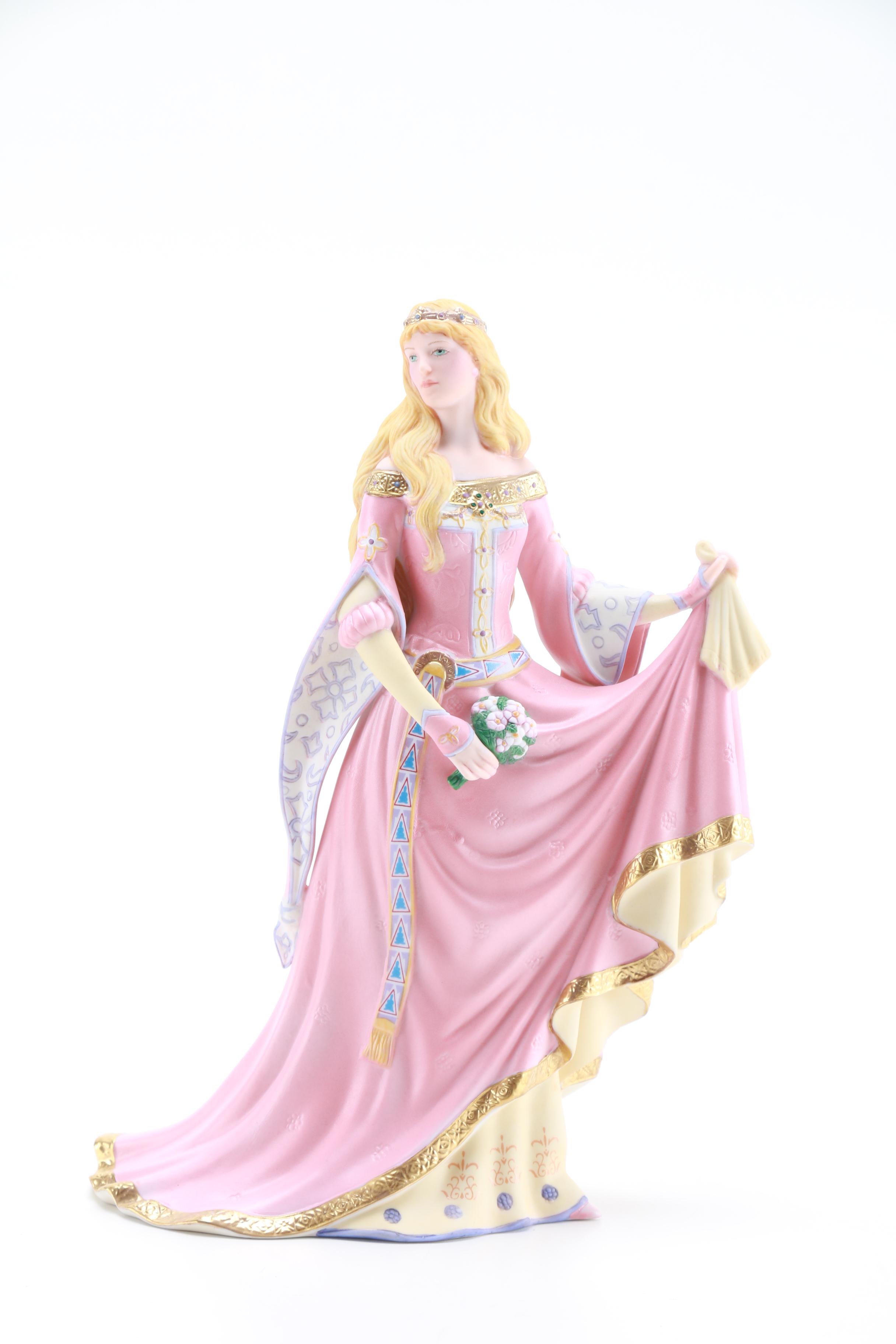 Lenox Maid Marian and Guenivere Figurines