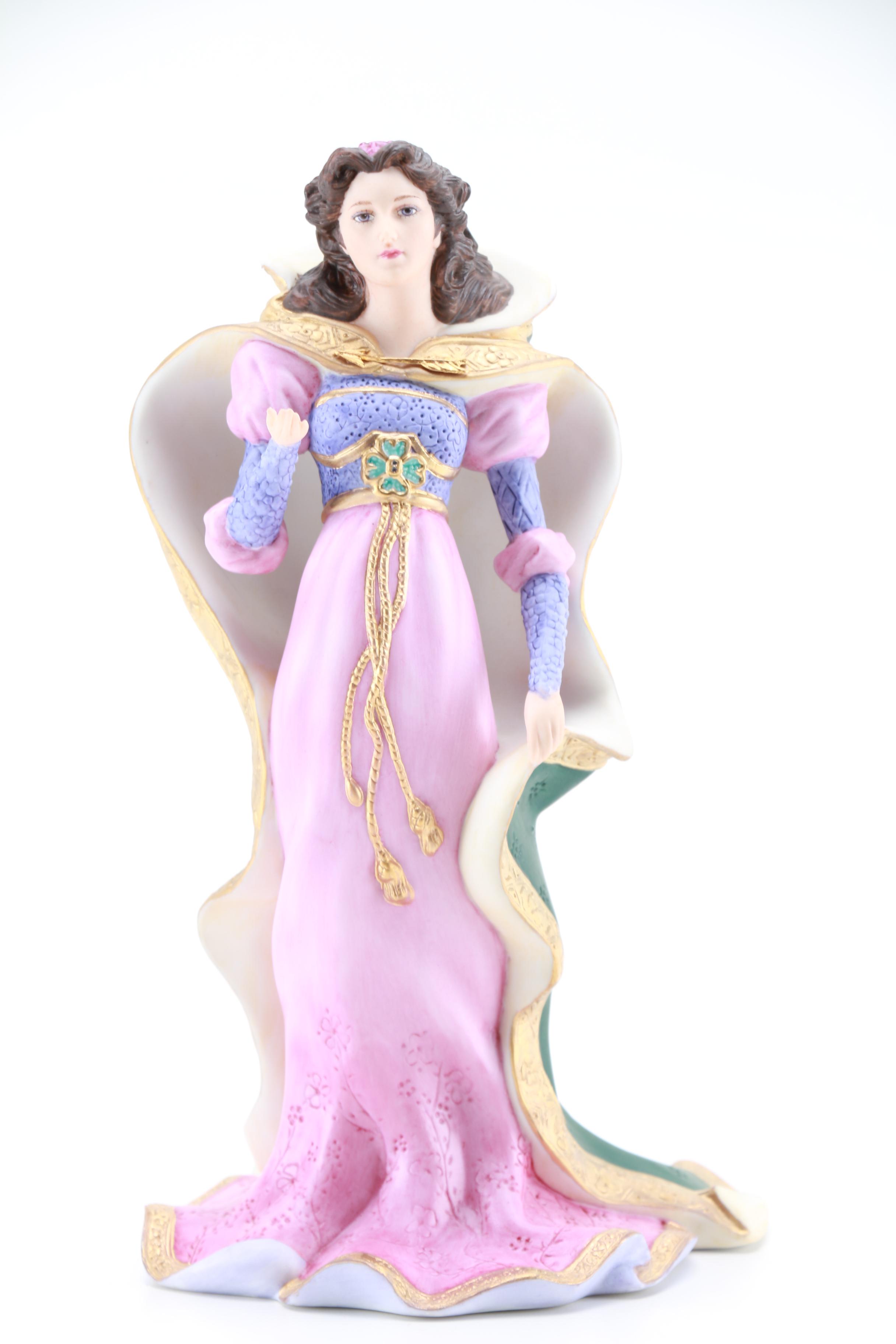 Lenox Maid Marian and Guenivere Figurines