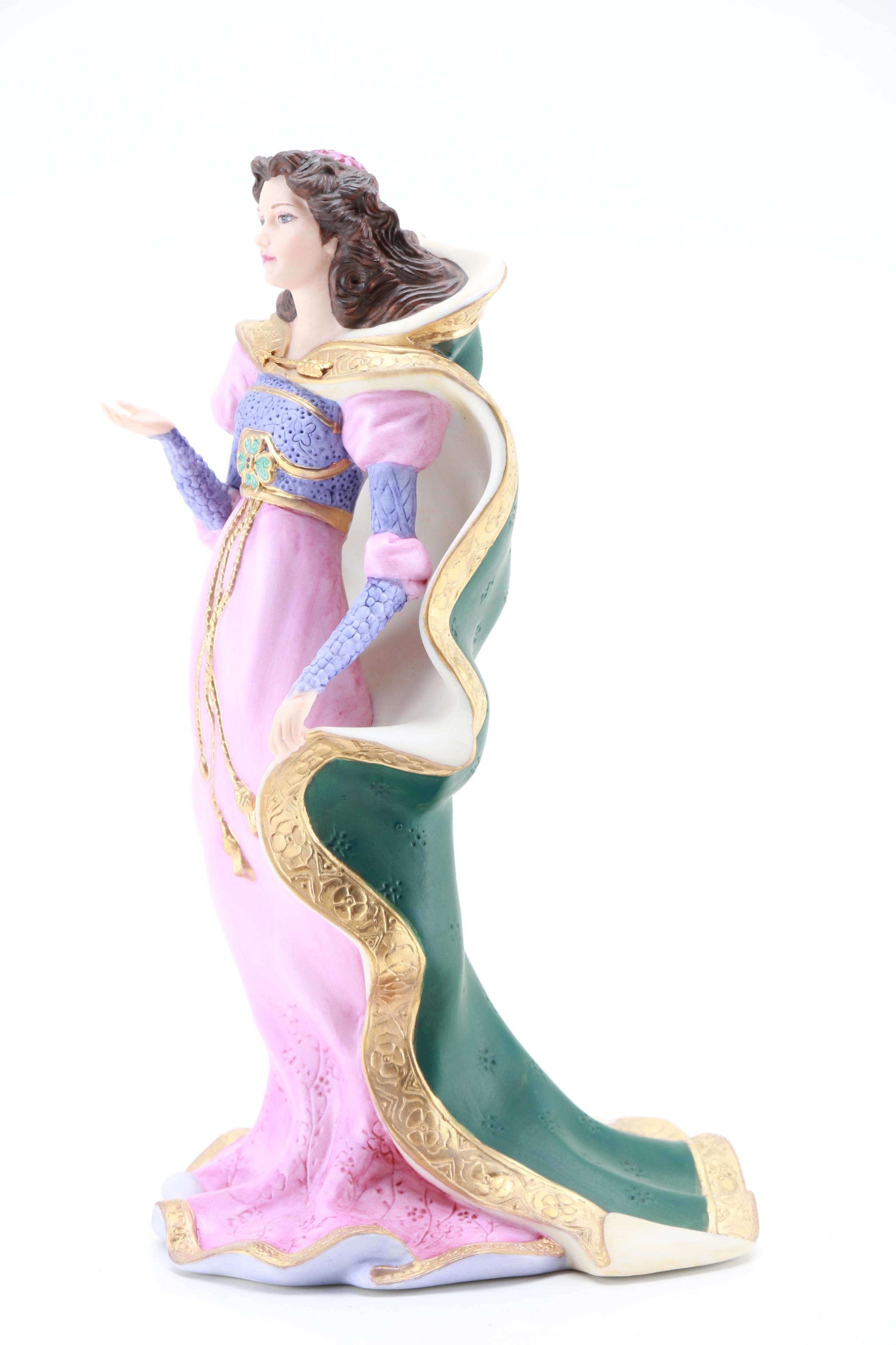 Lenox Maid Marian and Guenivere Figurines