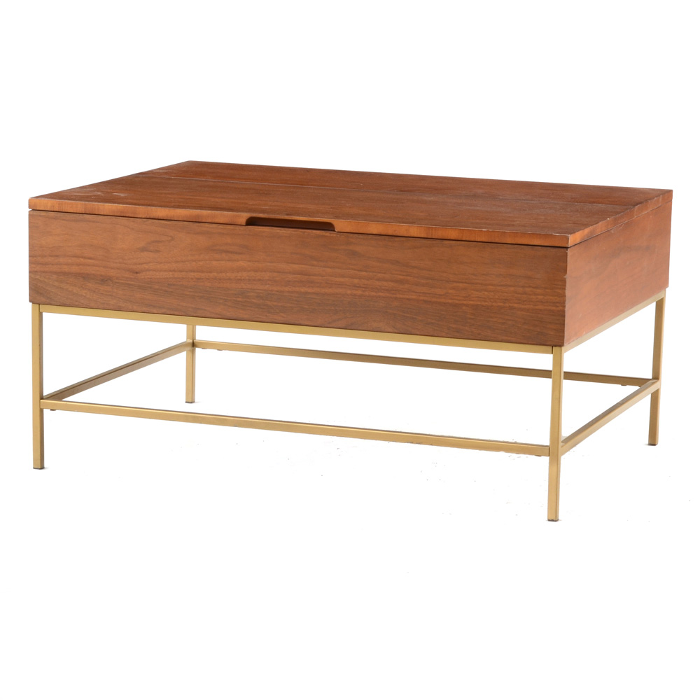 Modern Style Adjustable Height Coffee Table
