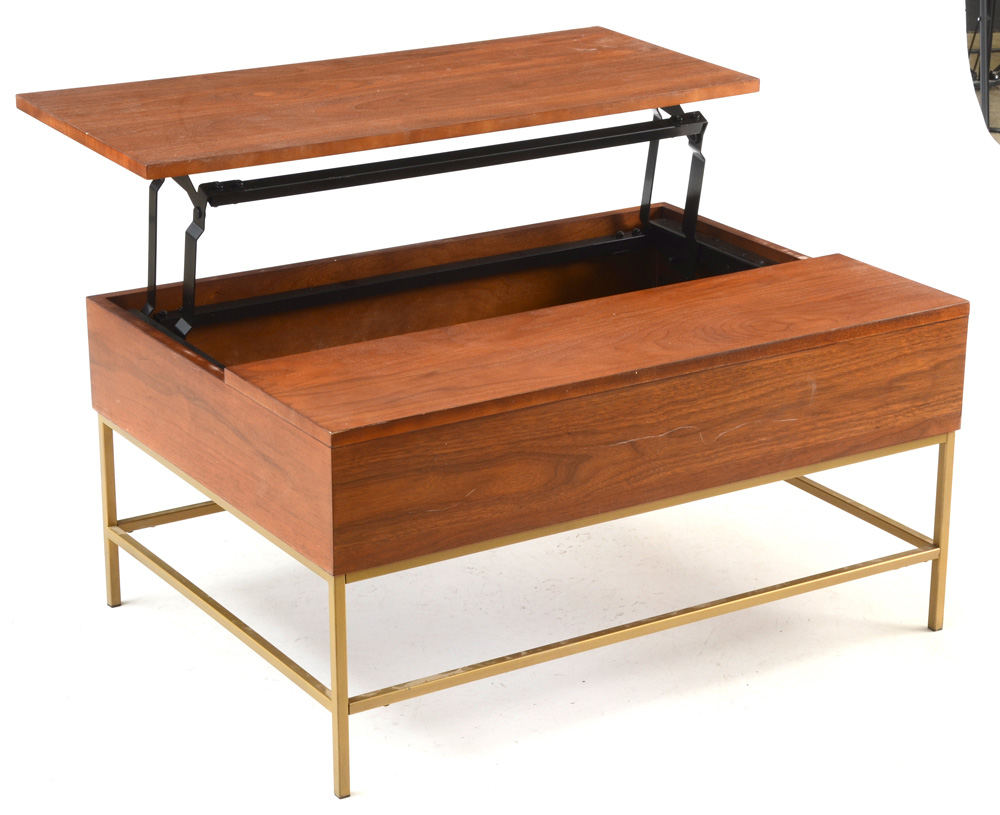 Modern Style Adjustable Height Coffee Table