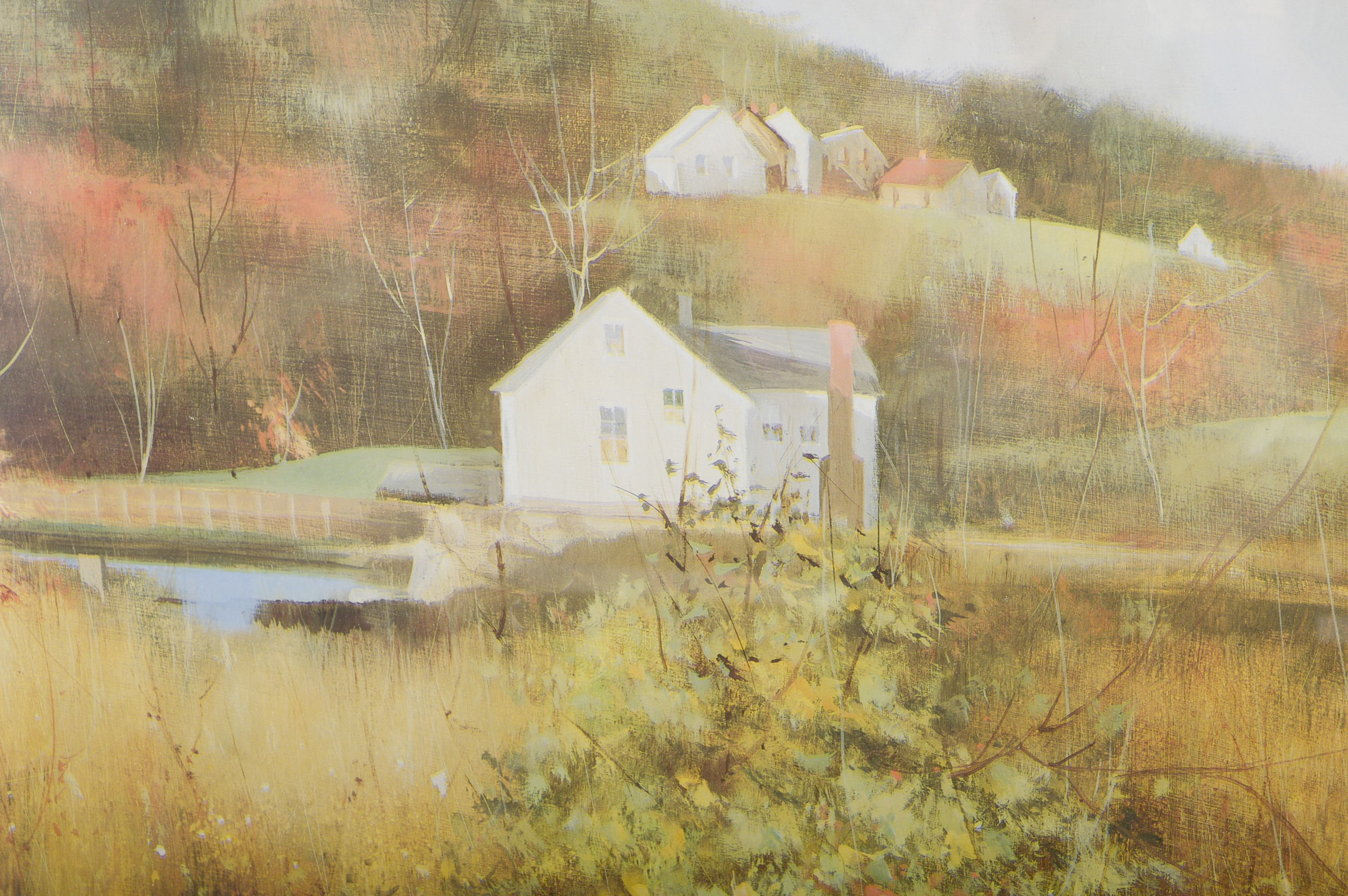 After Fred MacNeill Offset Lithograph of Landscape