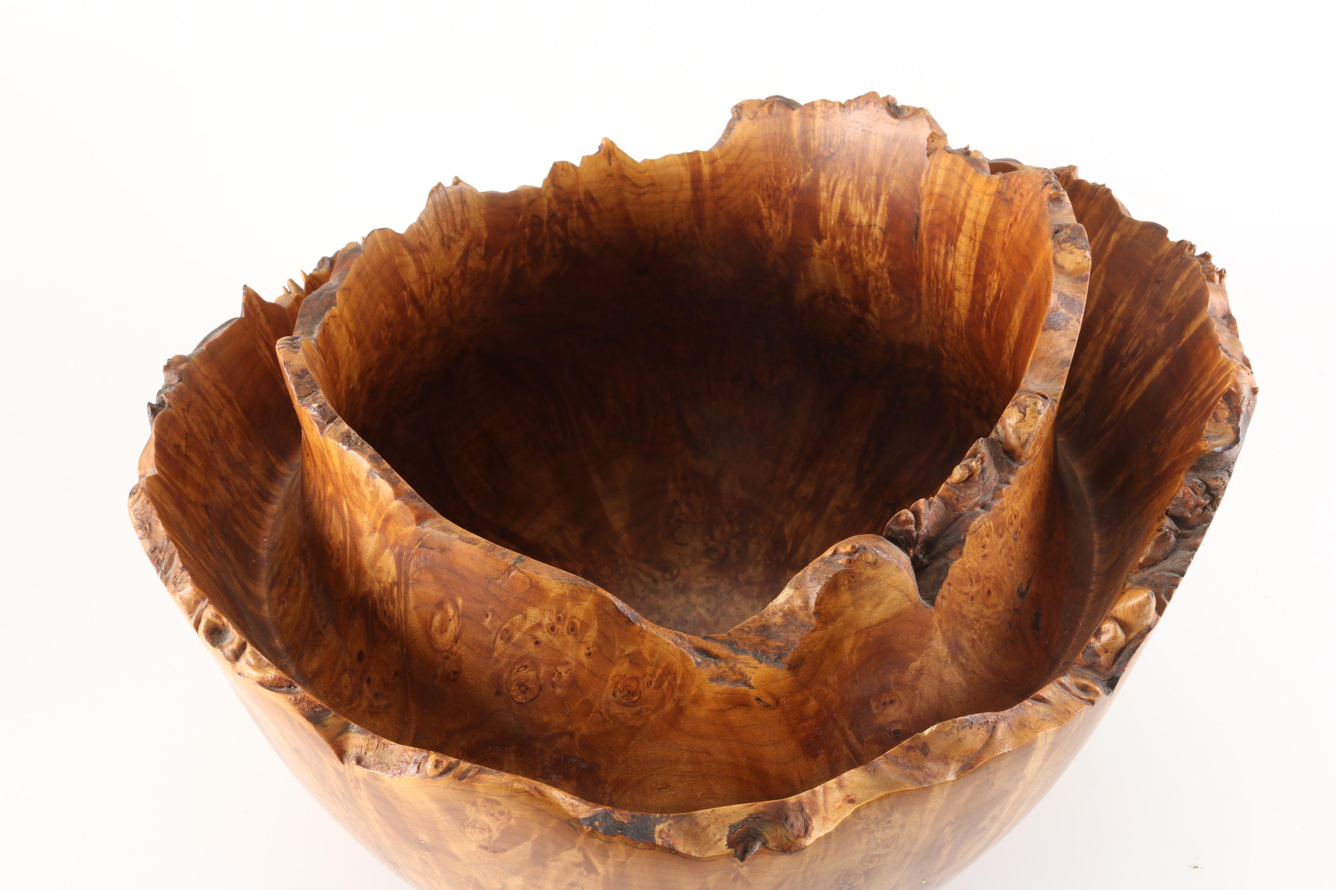 Maple Burl Wood Bowl by Don Meier