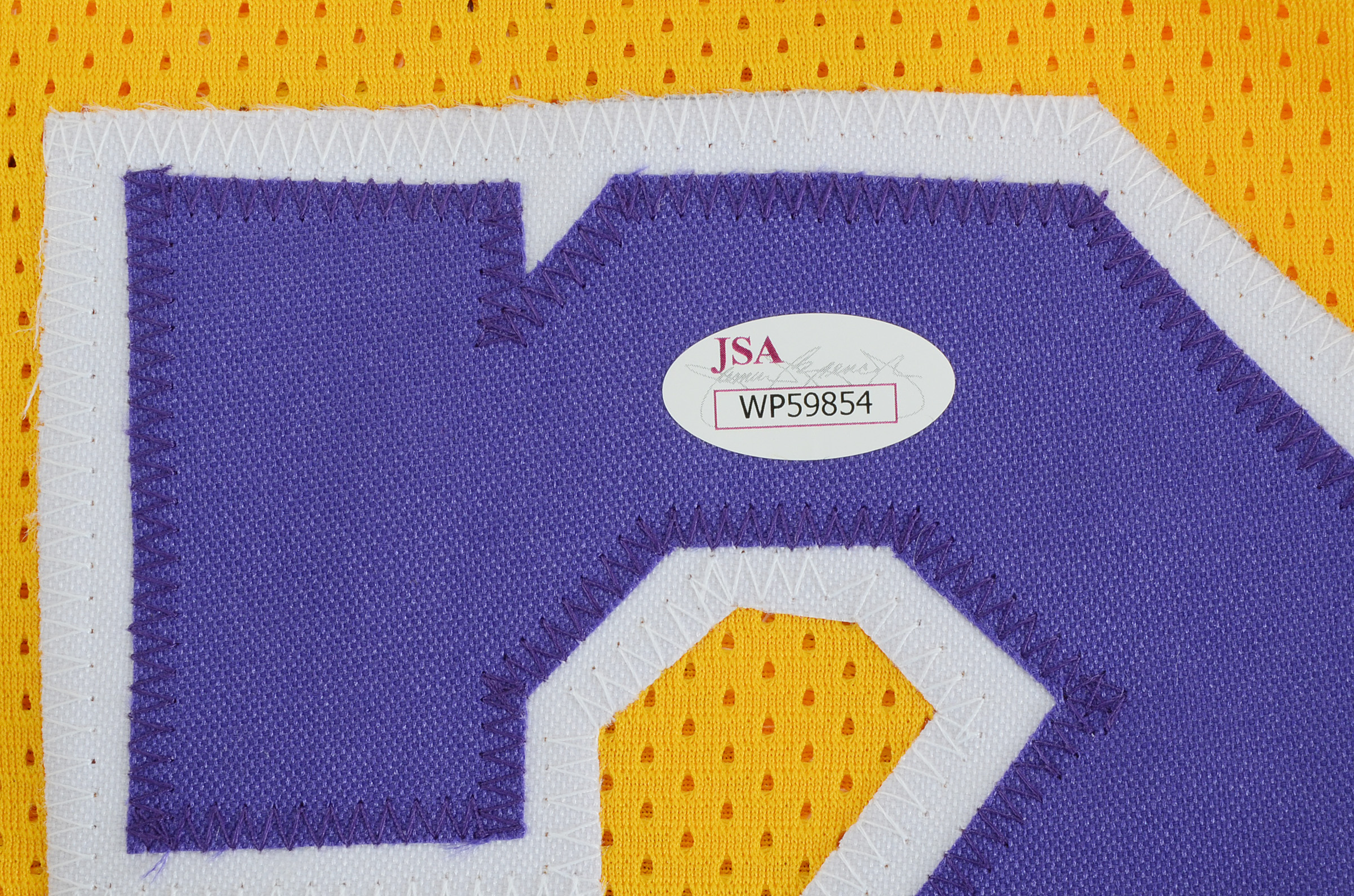 Magic Johnson Signed Lakers NBA Jersey JSA