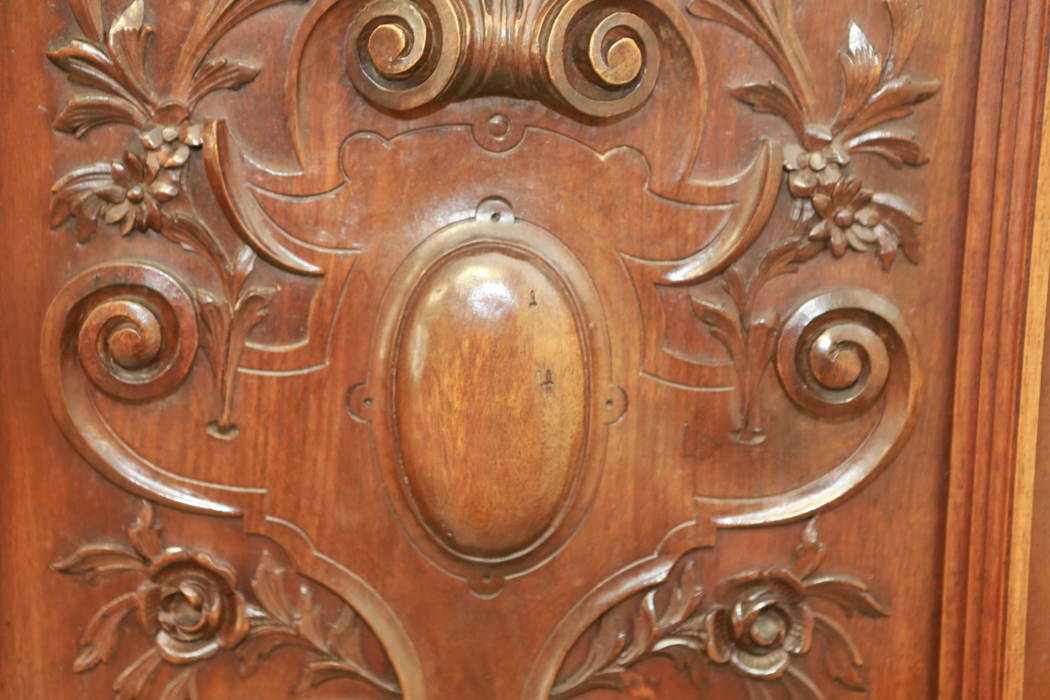 French Renaissance Revival Style Walnut Armoire