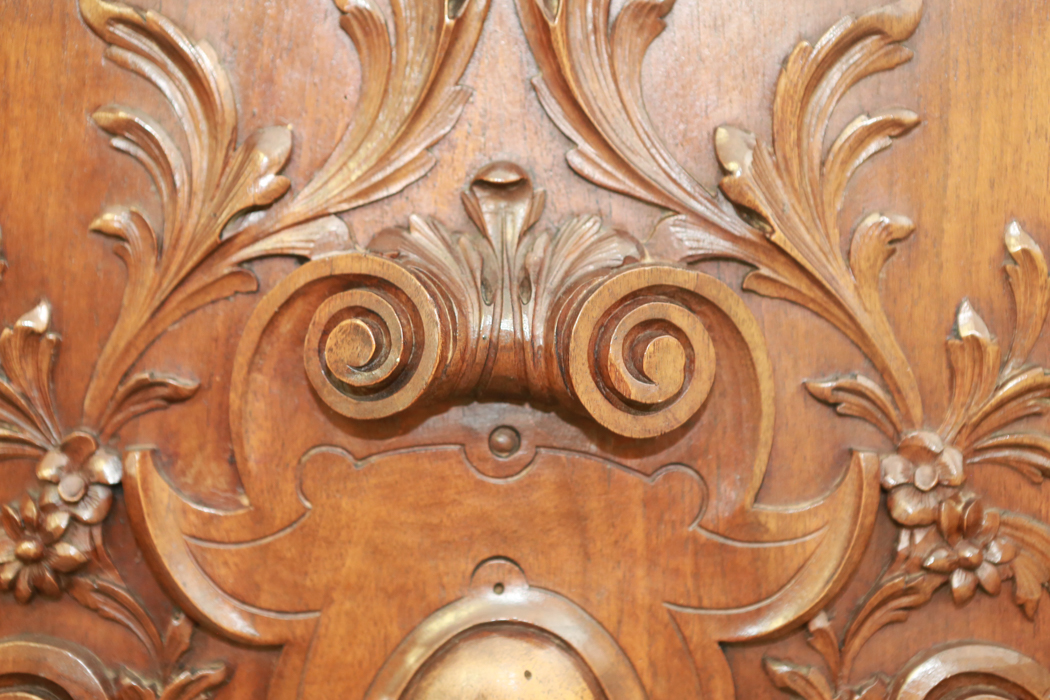 French Renaissance Revival Style Walnut Armoire