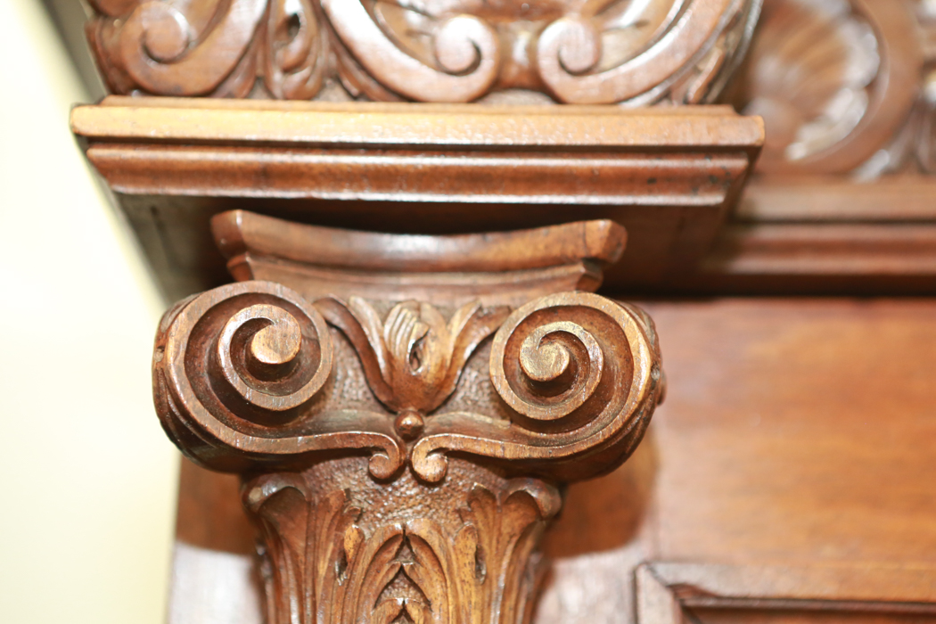 French Renaissance Revival Style Walnut Armoire