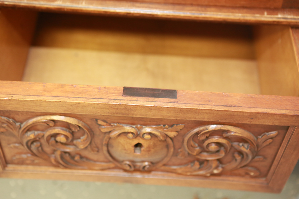 French Renaissance Revival Style Walnut Armoire