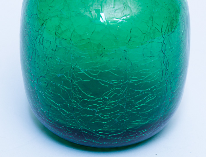 Vintage Blenko Art Glass Candle Holder