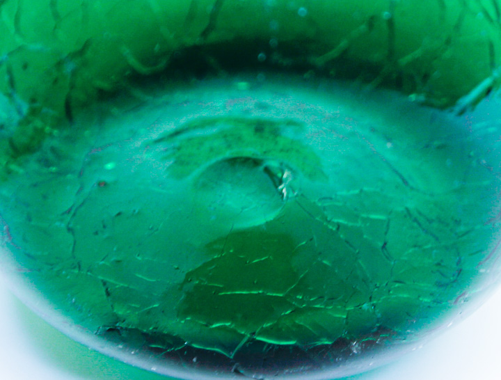 Vintage Blenko Art Glass Candle Holder