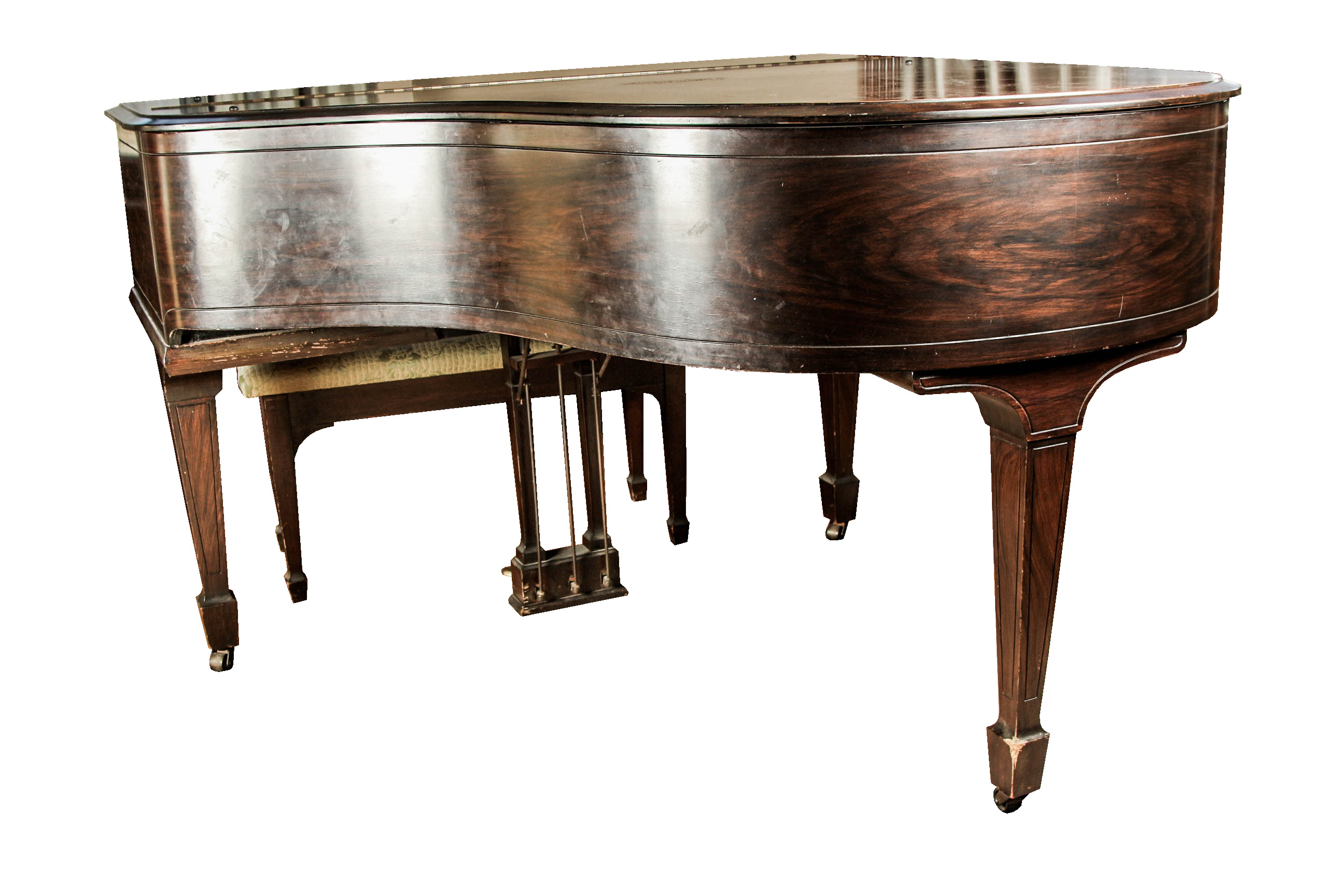Brambach Baby Grand Piano and Bench
