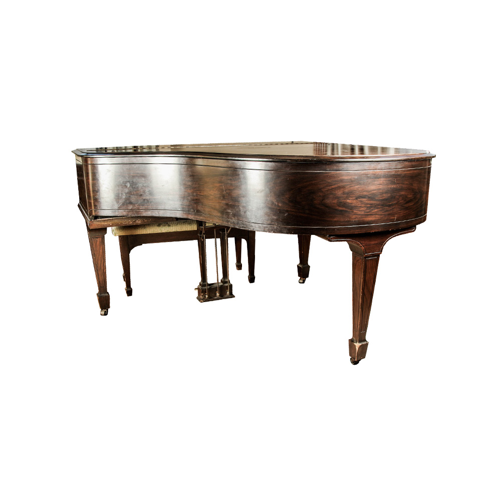 Brambach Baby Grand Piano and Bench