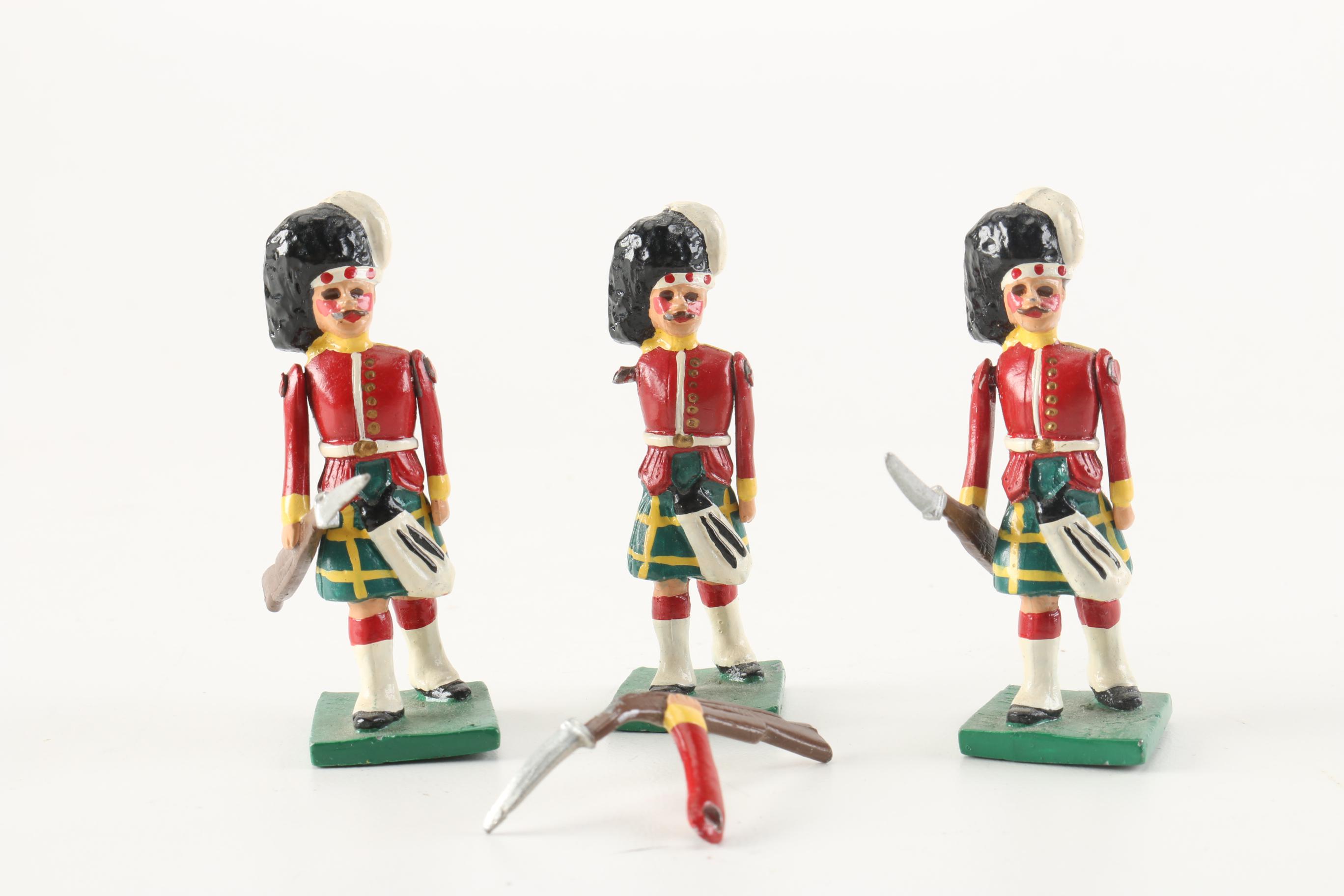 Metal Toy British Soldiers