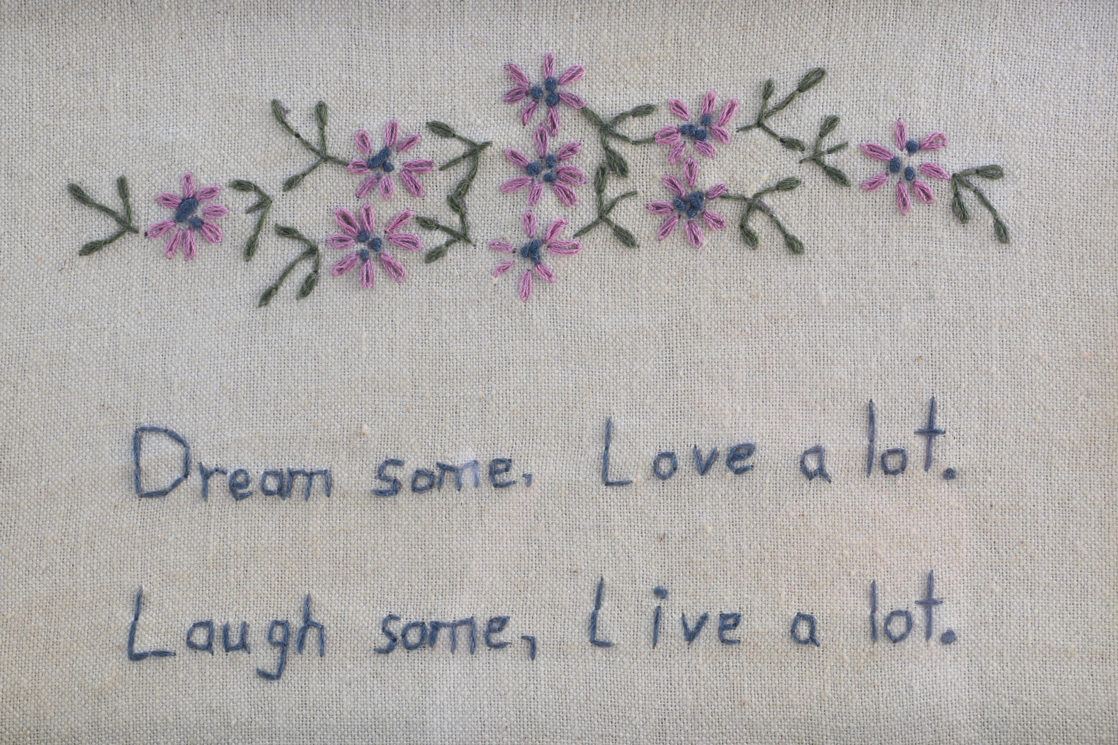 Vintage Crewel Embroidery