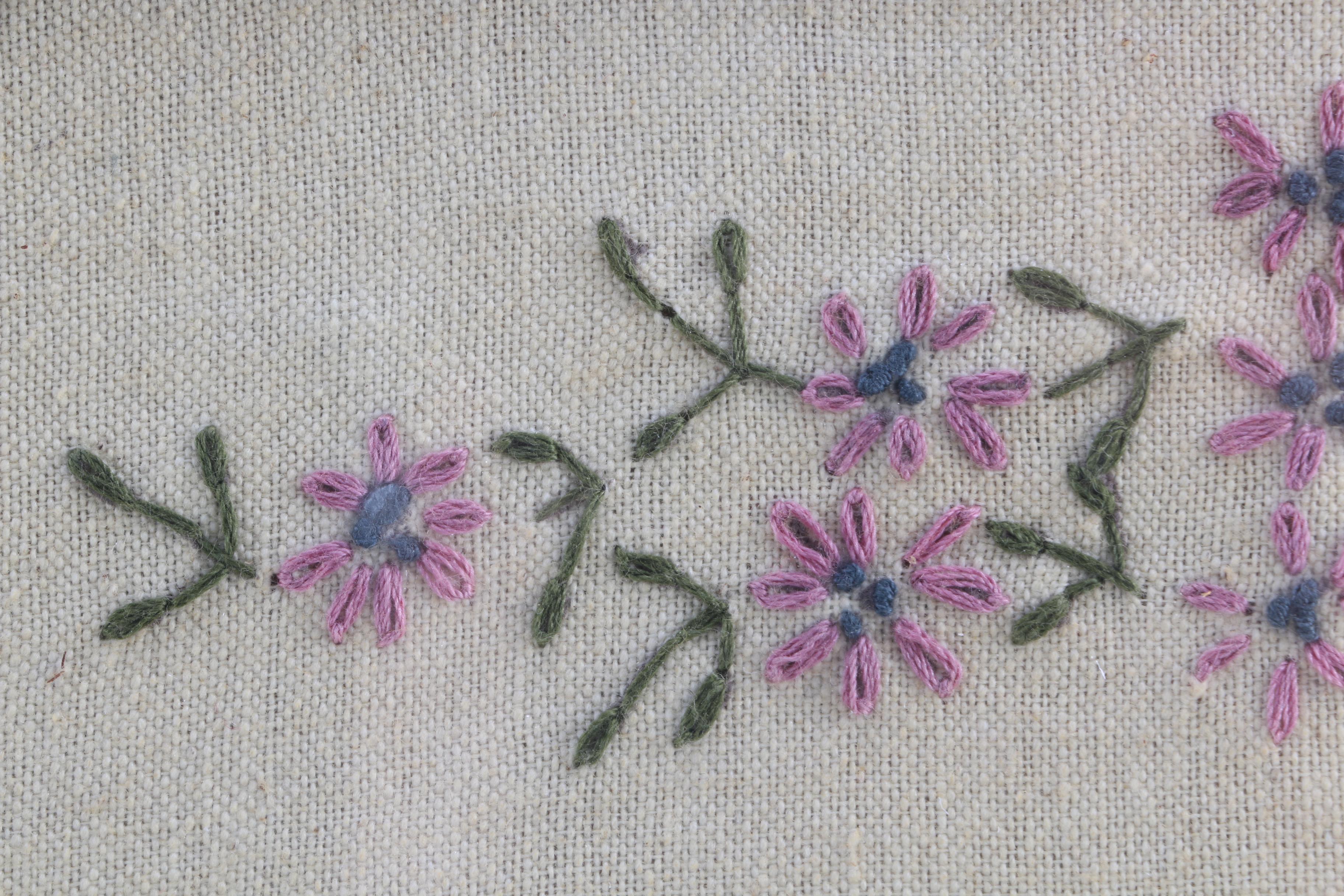 Vintage Crewel Embroidery
