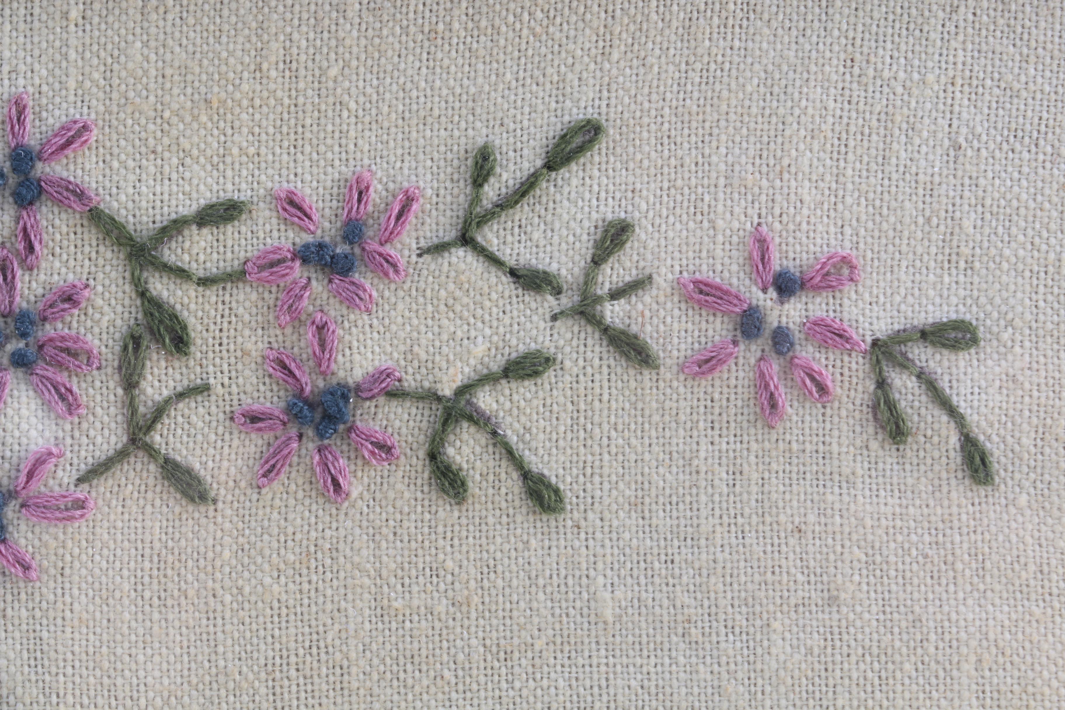 Vintage Crewel Embroidery