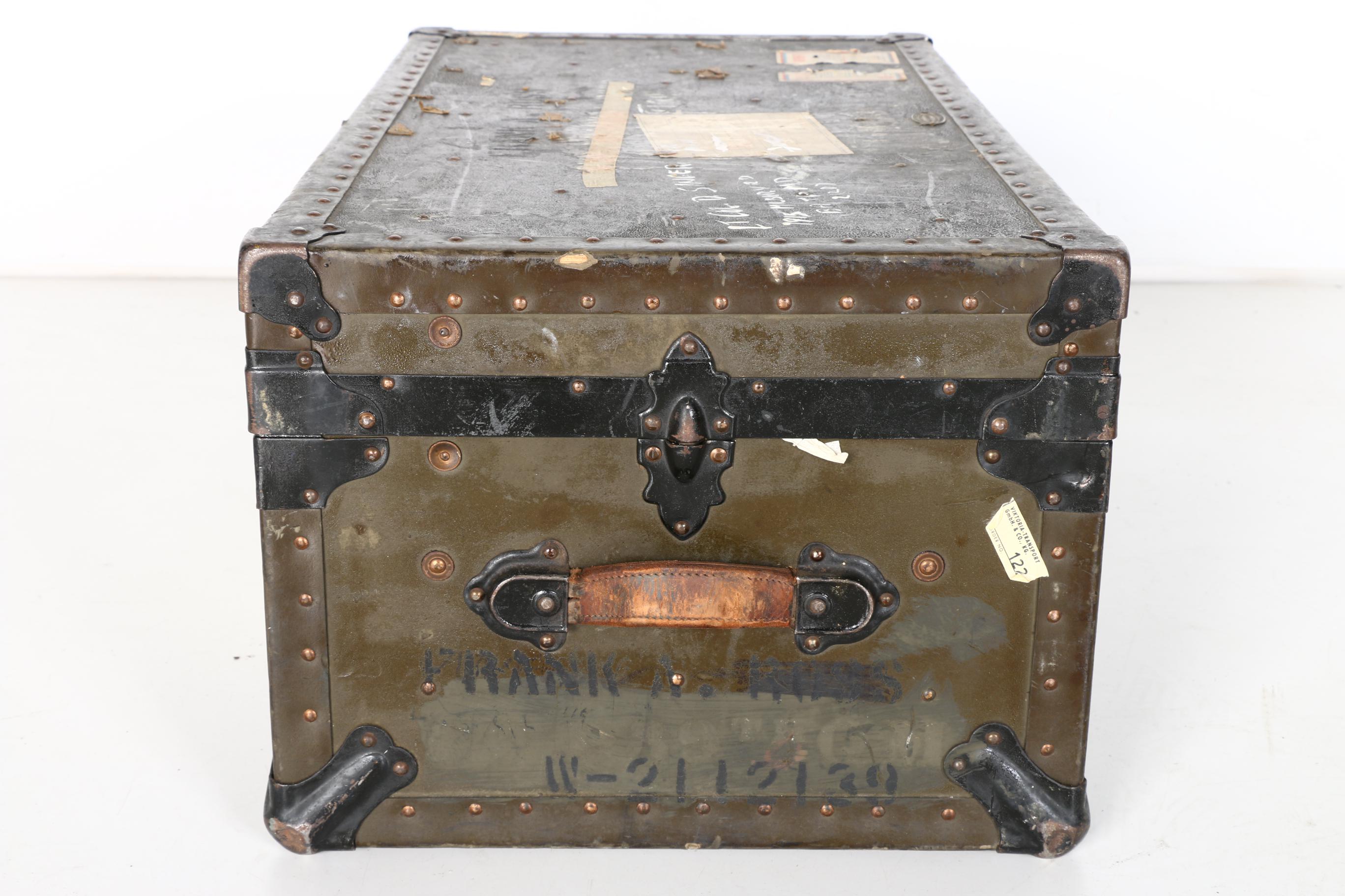 Vintage Military Trunk
