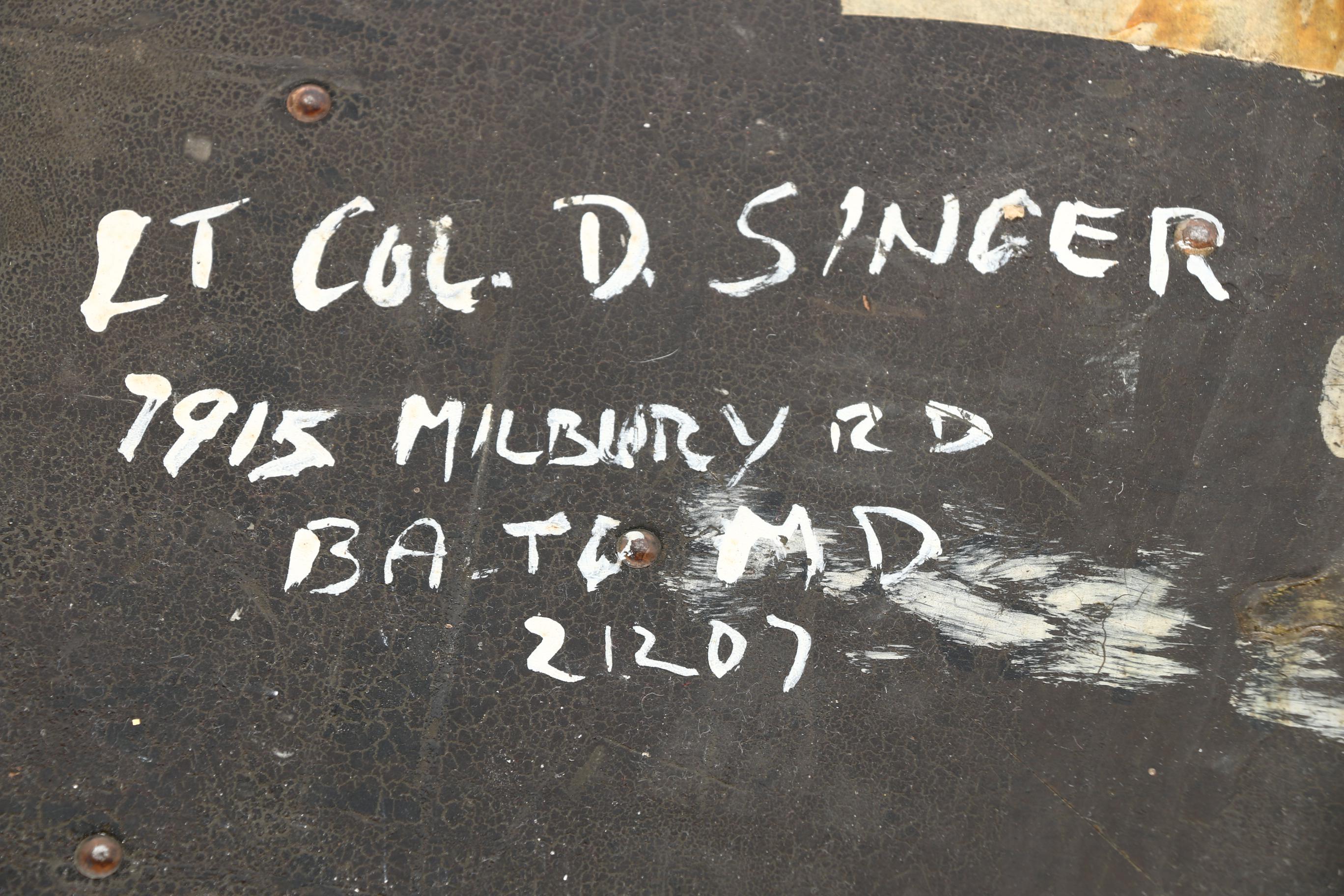 Vintage Military Trunk