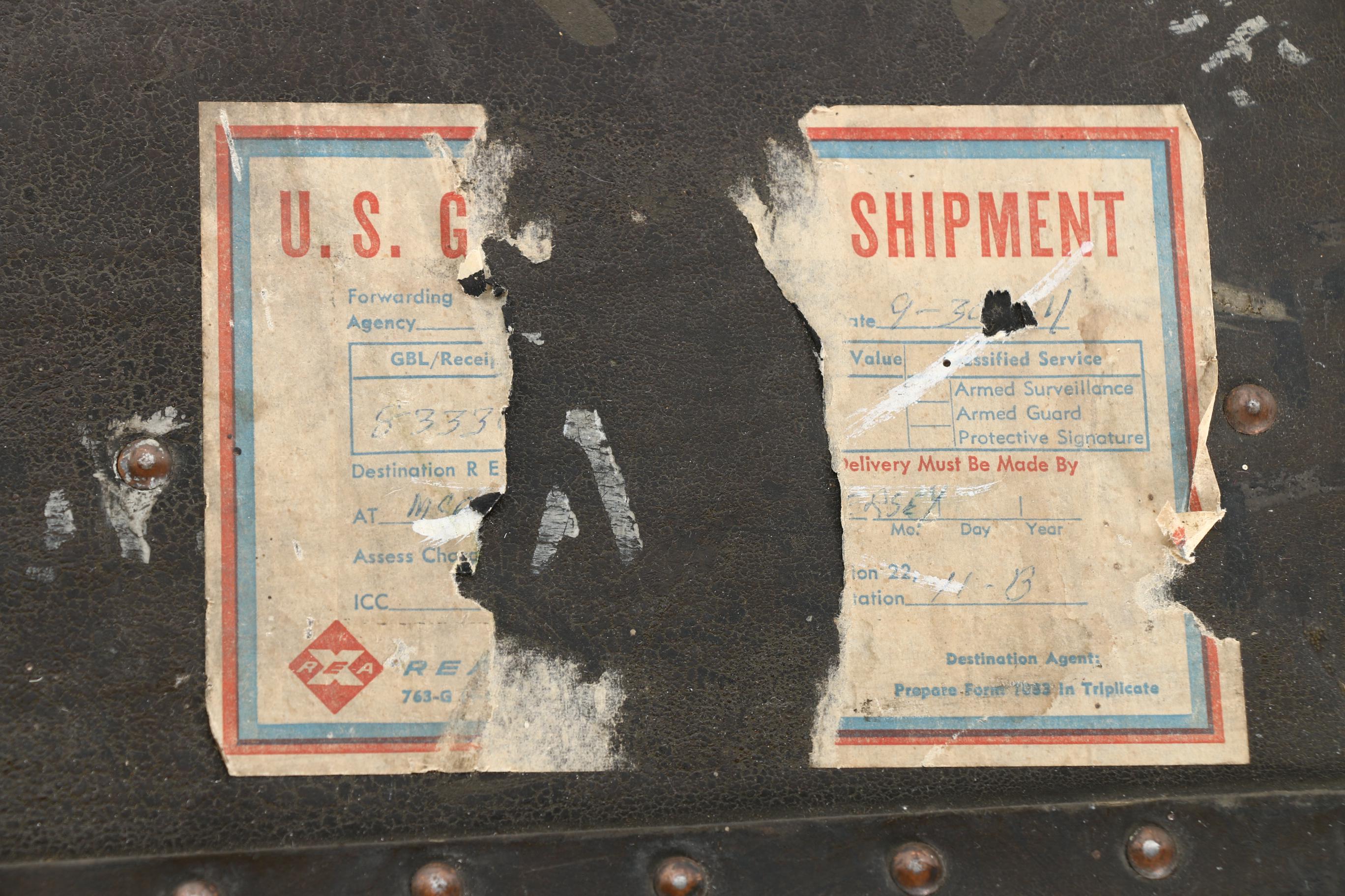 Vintage Military Trunk