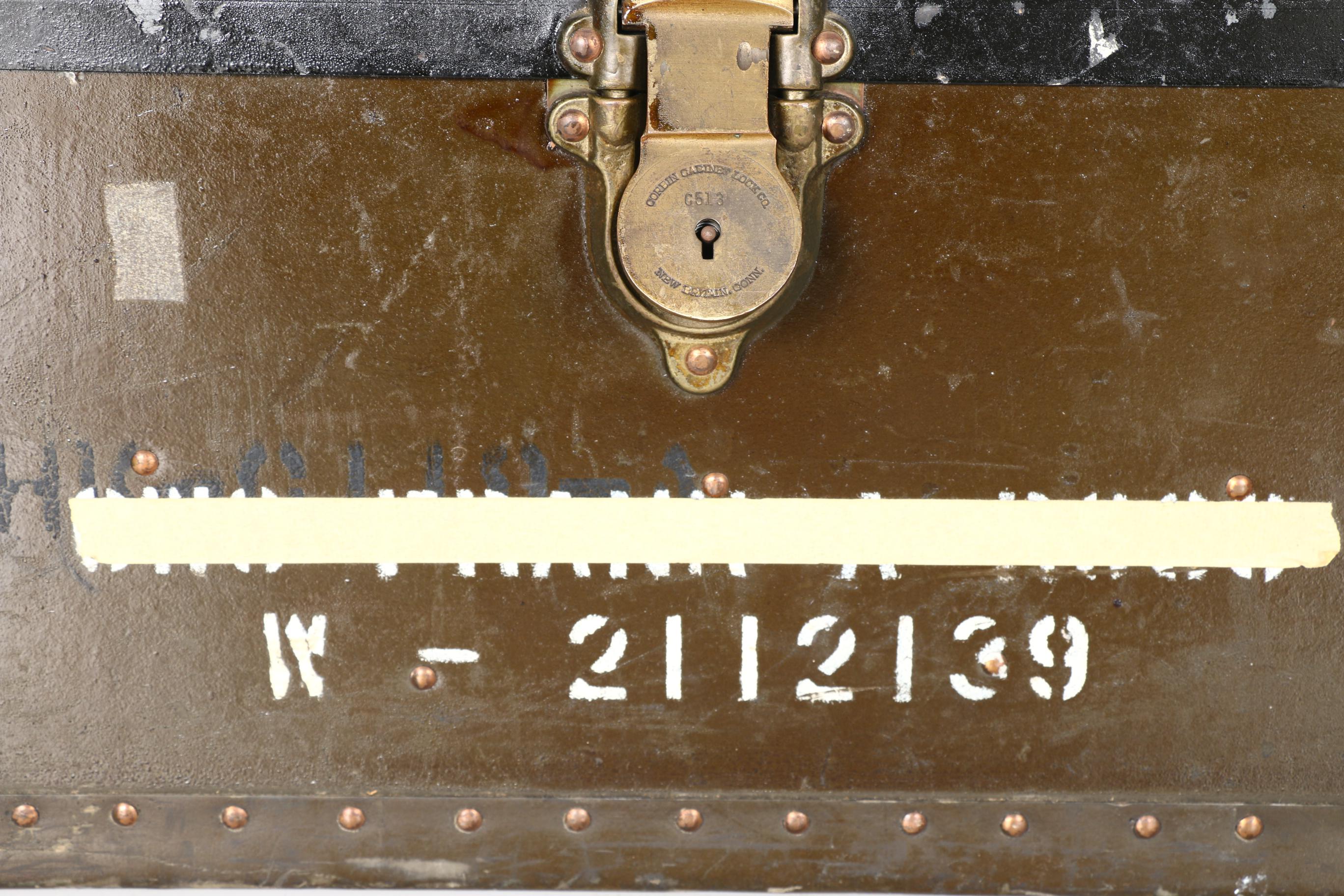 Vintage Military Trunk