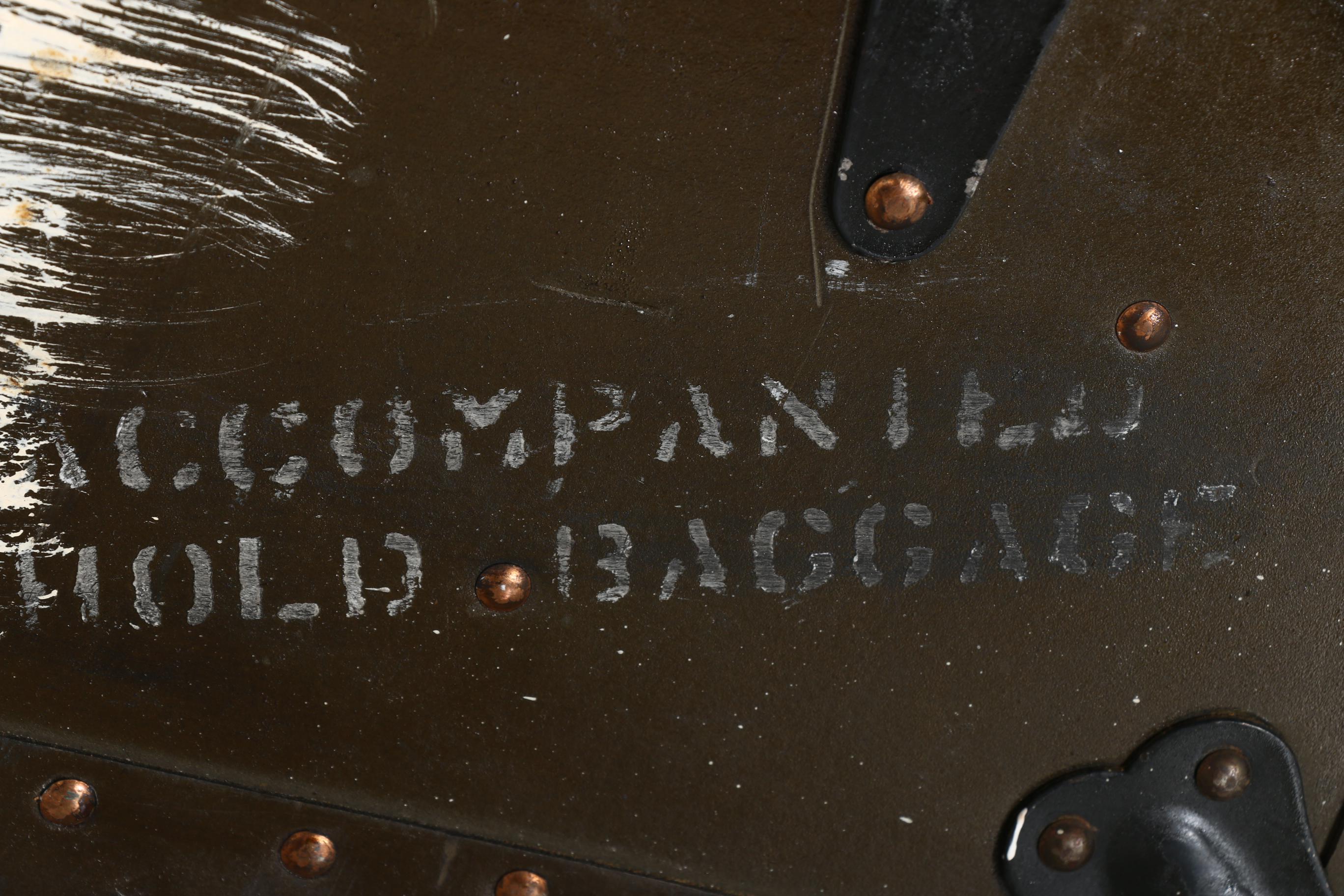 Vintage Military Trunk