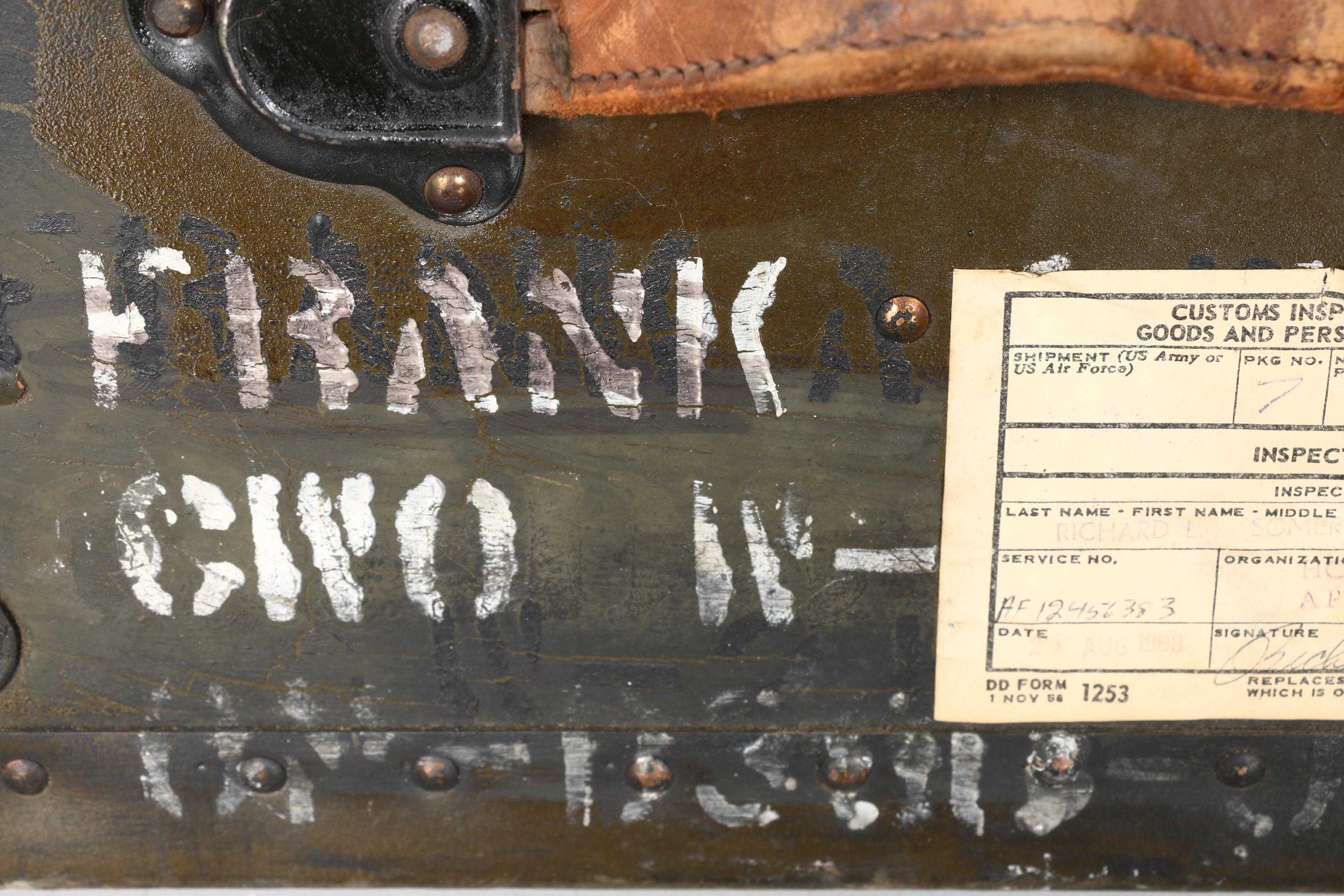 Vintage Military Trunk