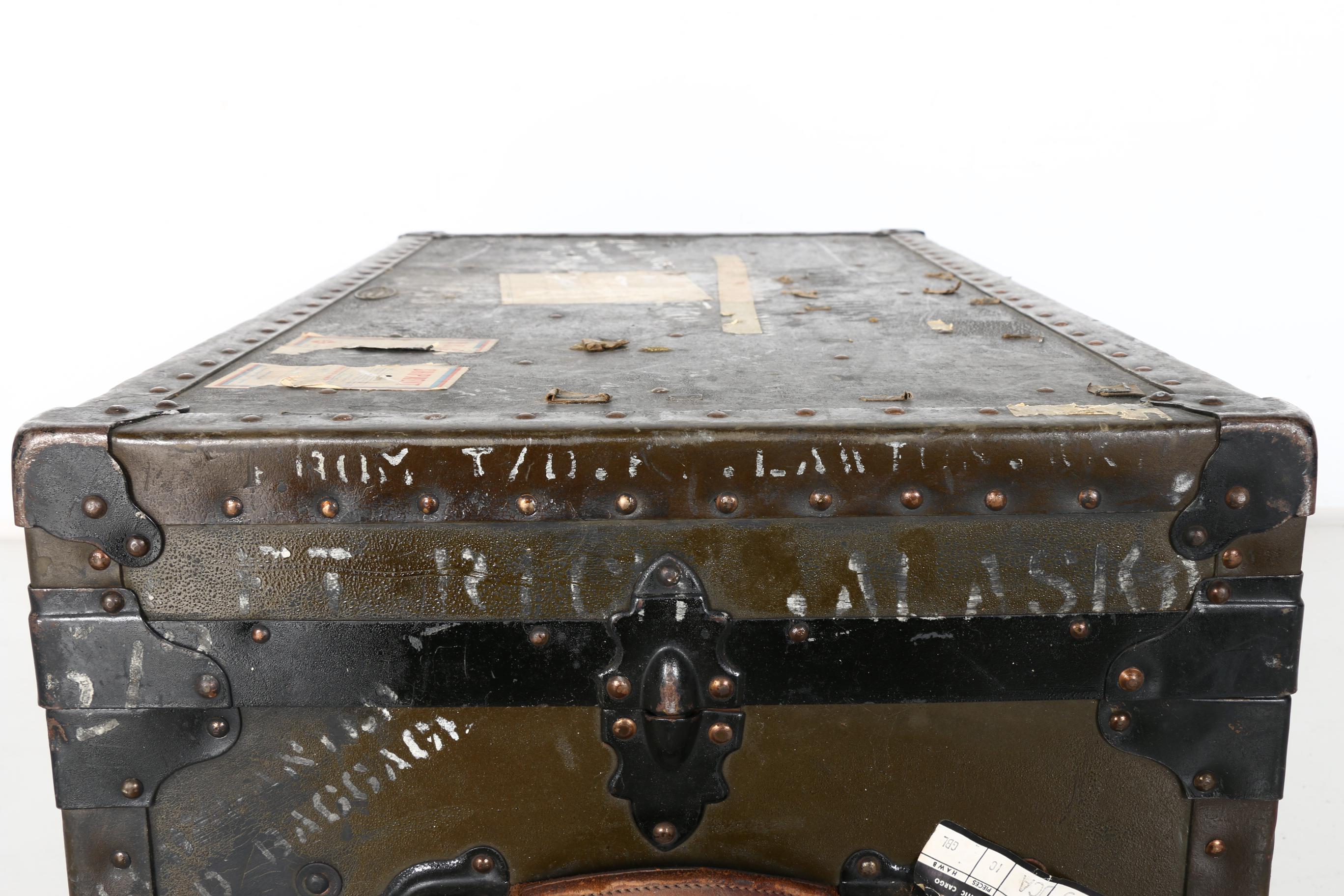 Vintage Military Trunk