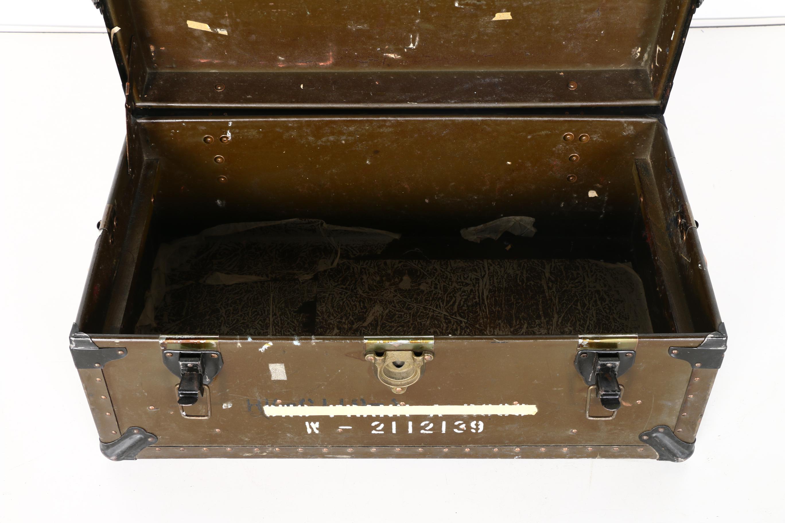 Vintage Military Trunk