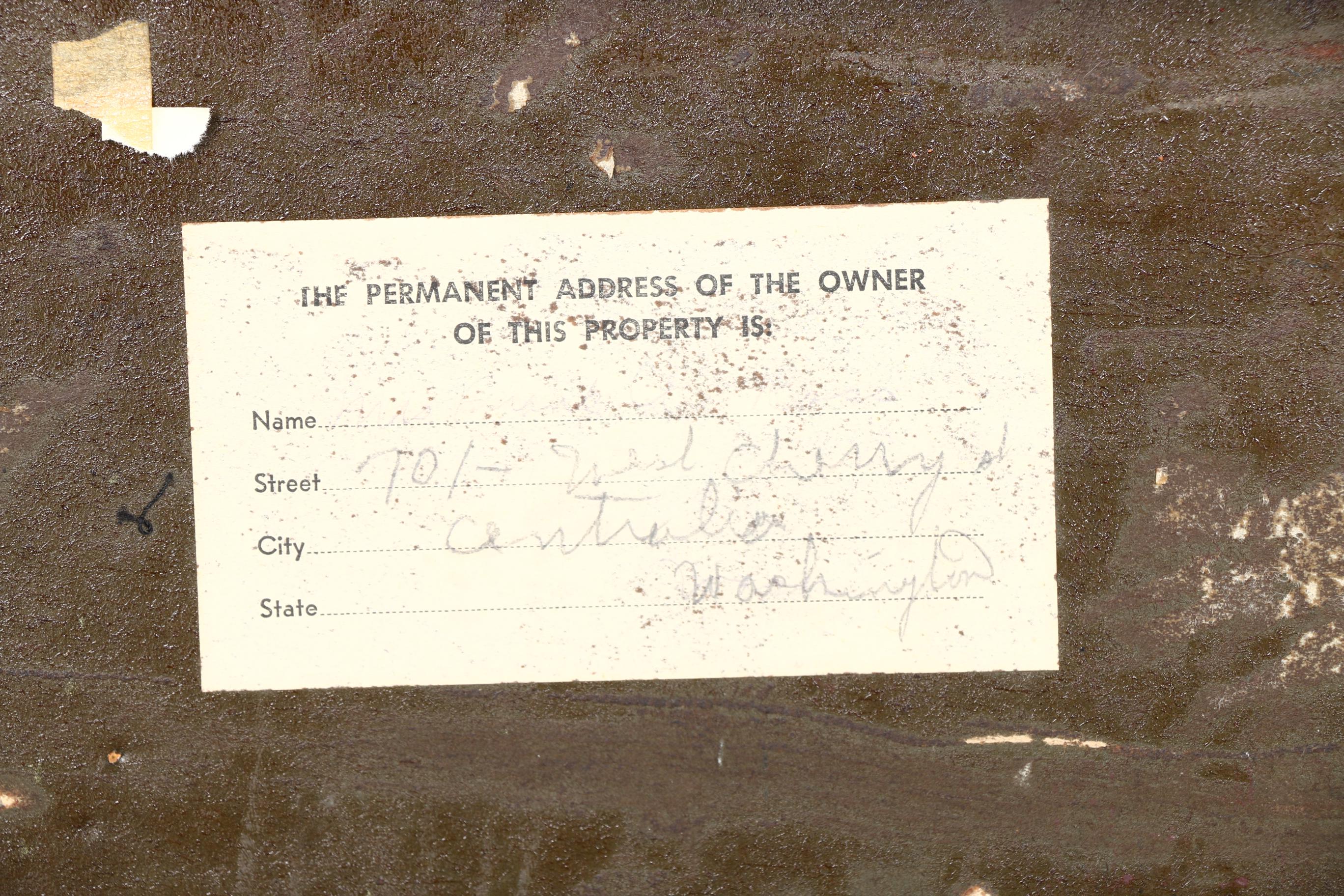 Vintage Military Trunk