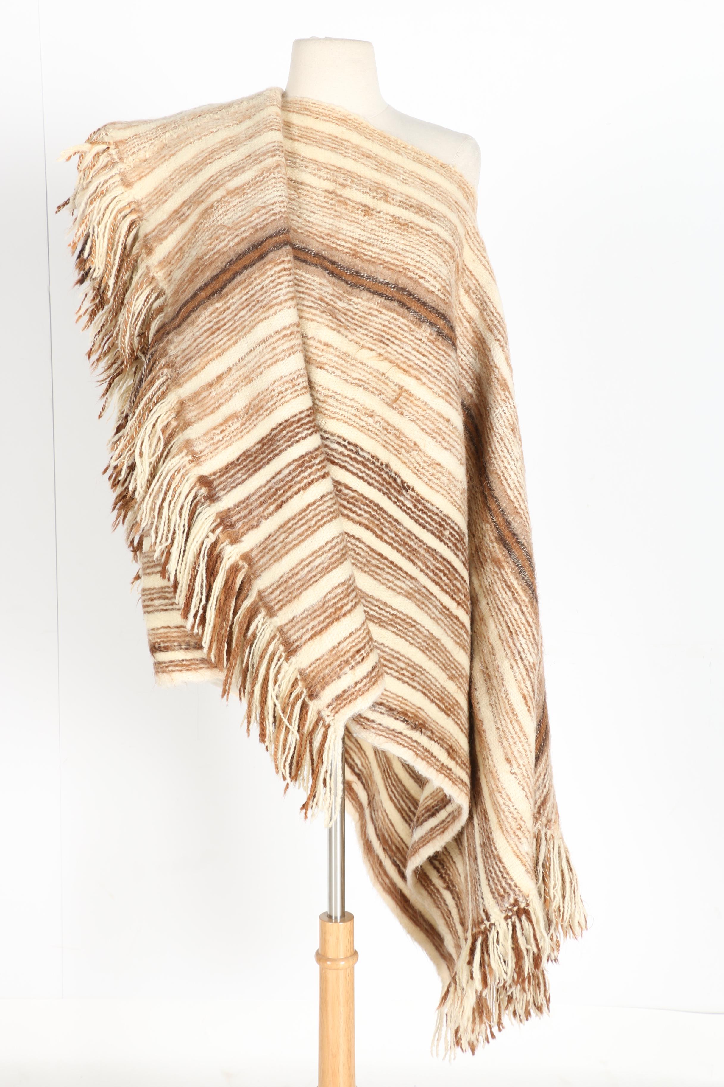 Vintage Mohair Poncho