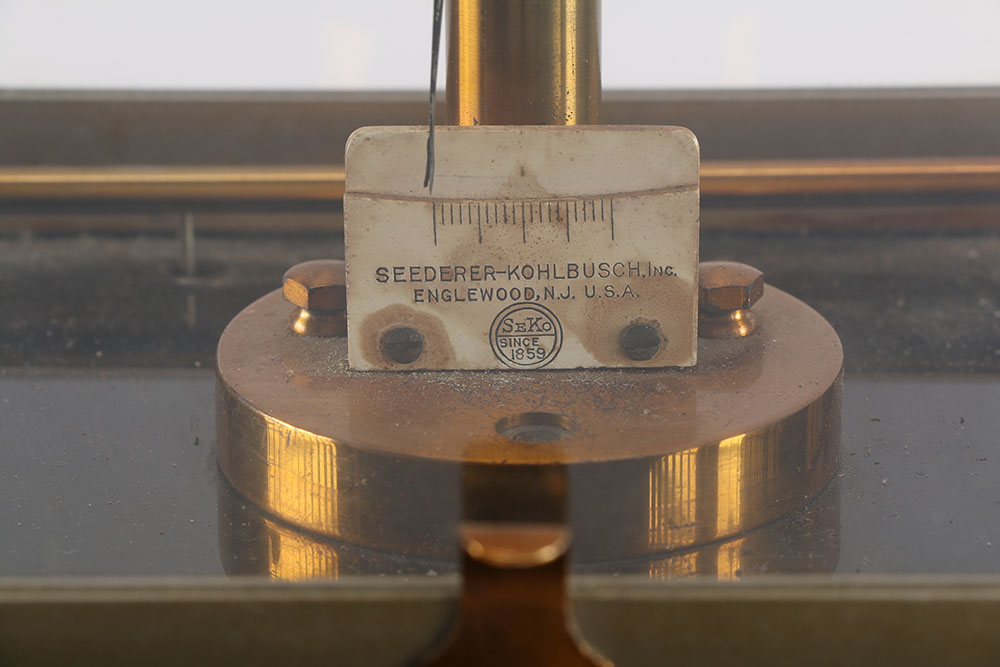 Seederer-Kohlbusch Inc. Antique Scientific Scale with Weights