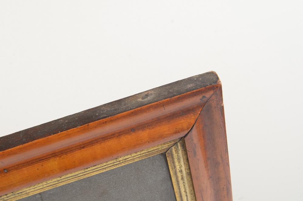 Reverse Portrait Painting on Glass of Giuseppe  Garibaldi