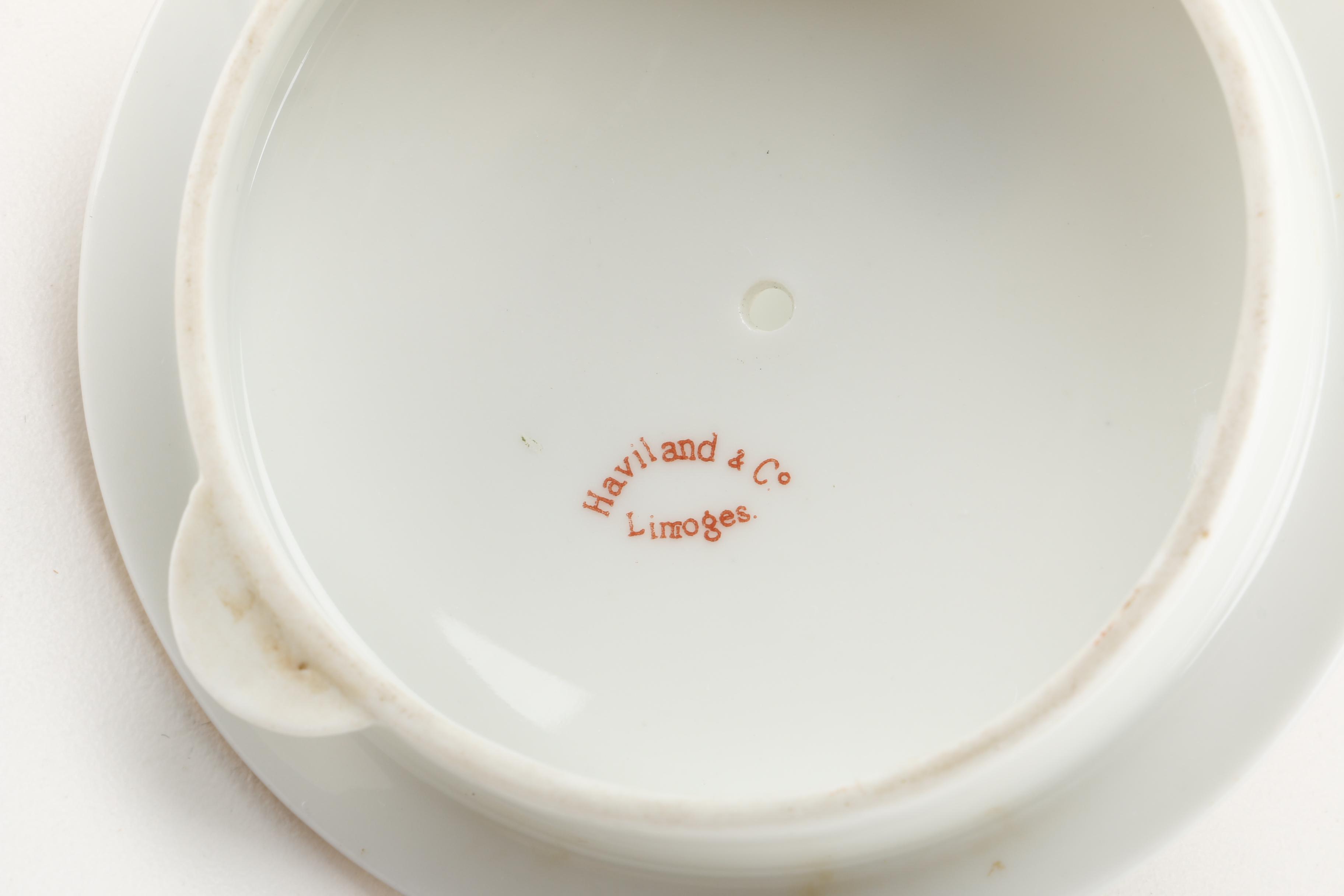 Haviland Limoges "Lisbon" Porcelain Teapot