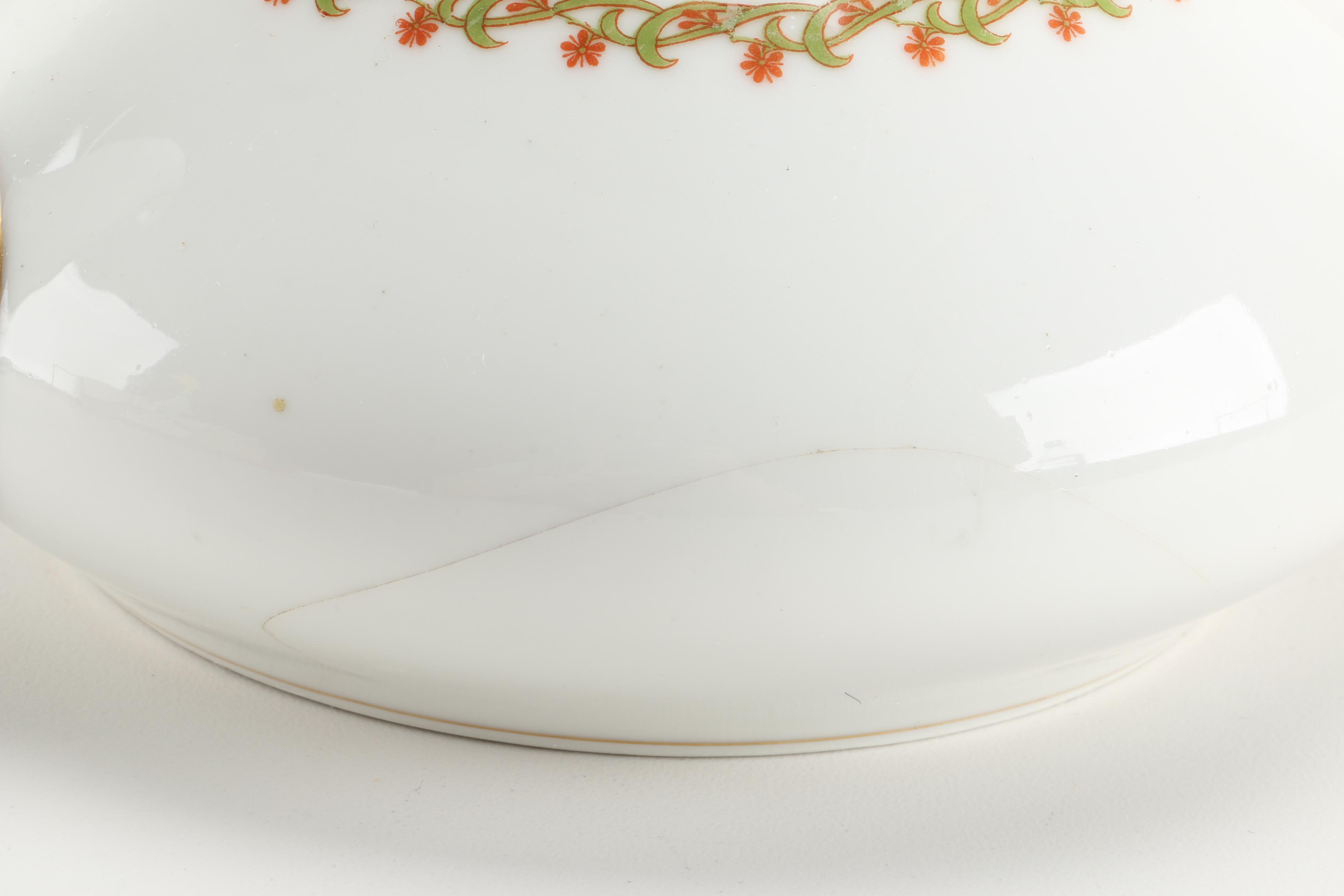 Haviland Limoges "Lisbon" Porcelain Teapot