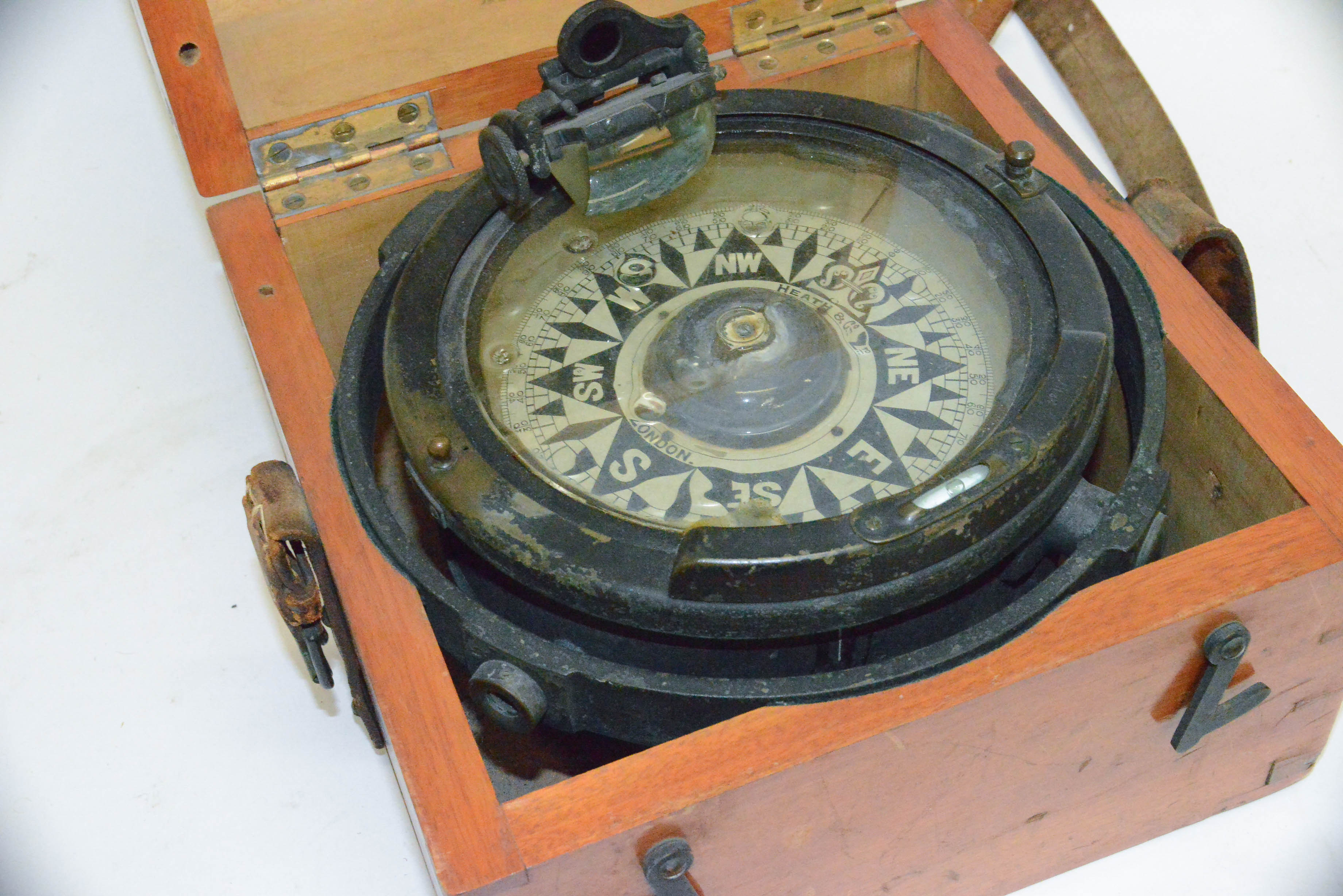 Large Antique Ship Compass