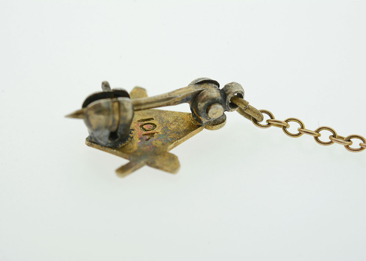 10K Yellow Gold Vintage Masonic Pin