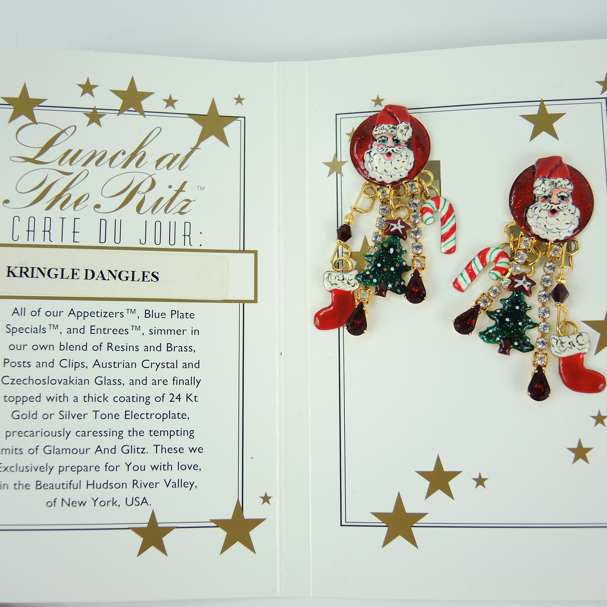 Lunch At The Ritz Christmas Costume Jewelry Collection