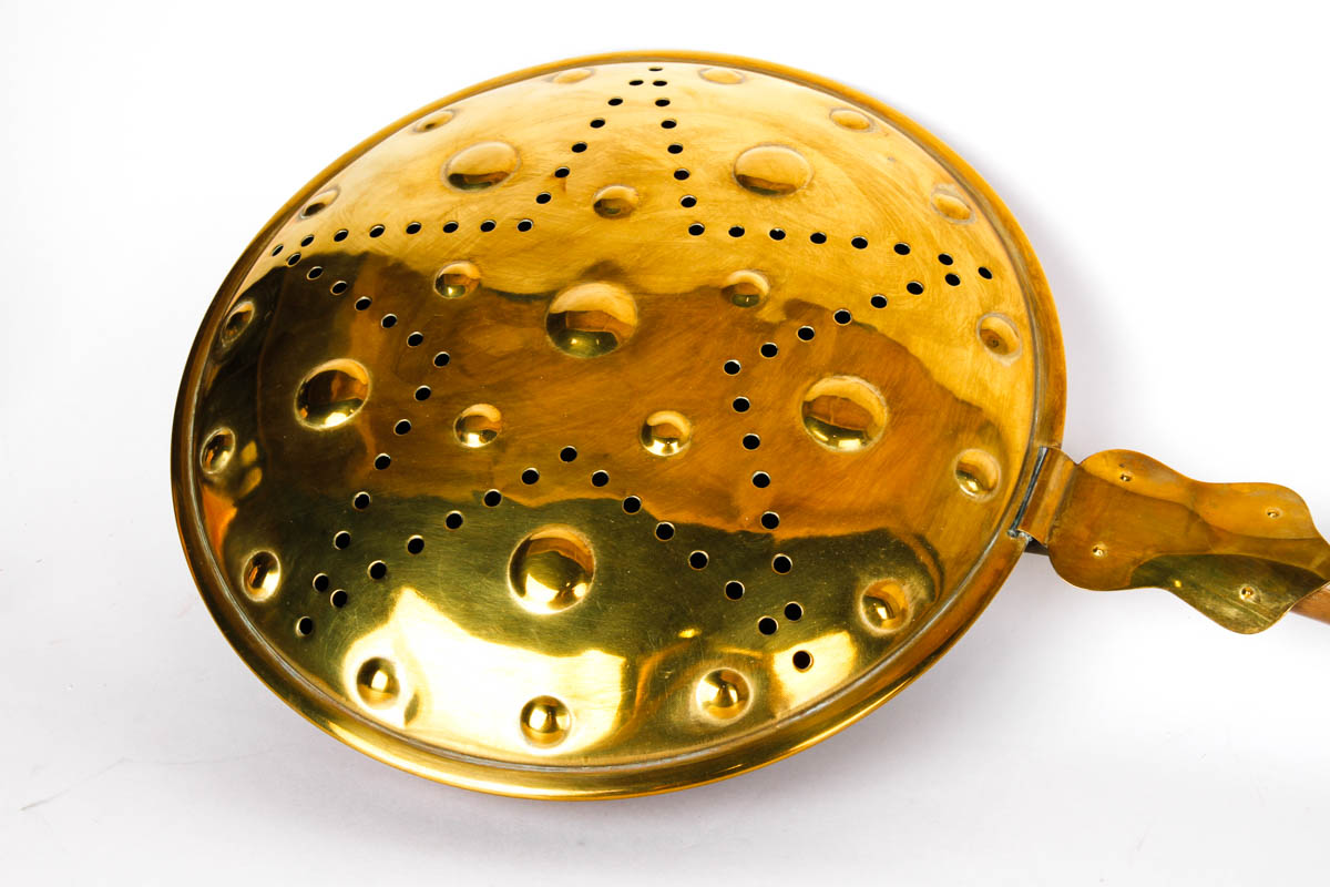 Vintage Brass Bed Warmer