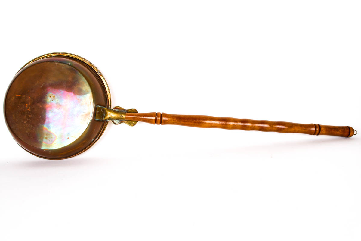 Vintage Brass Bed Warmer