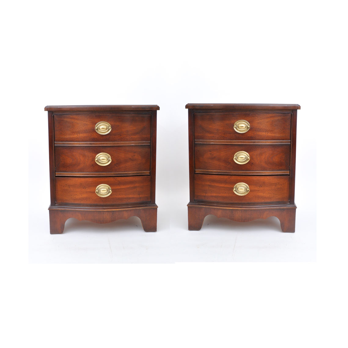 Pair of Dixie Furniture Mahogany Nightstands