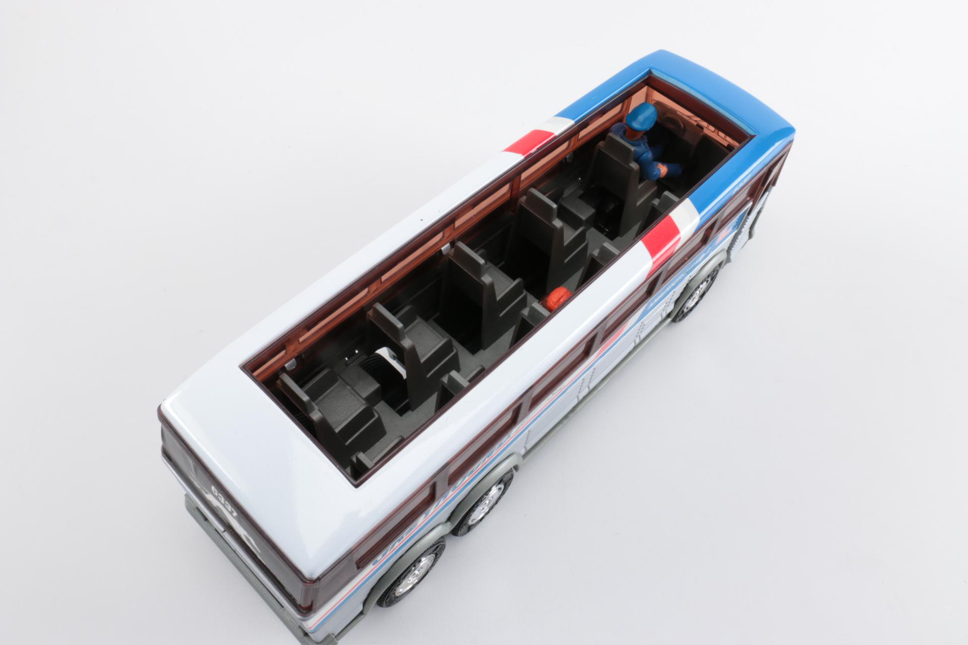 Collection of Plastic Toy Greyhound Buses