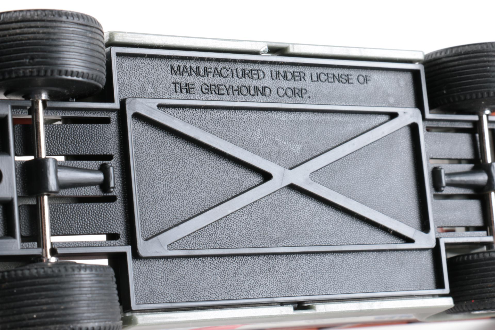 Collection of Plastic Toy Greyhound Buses