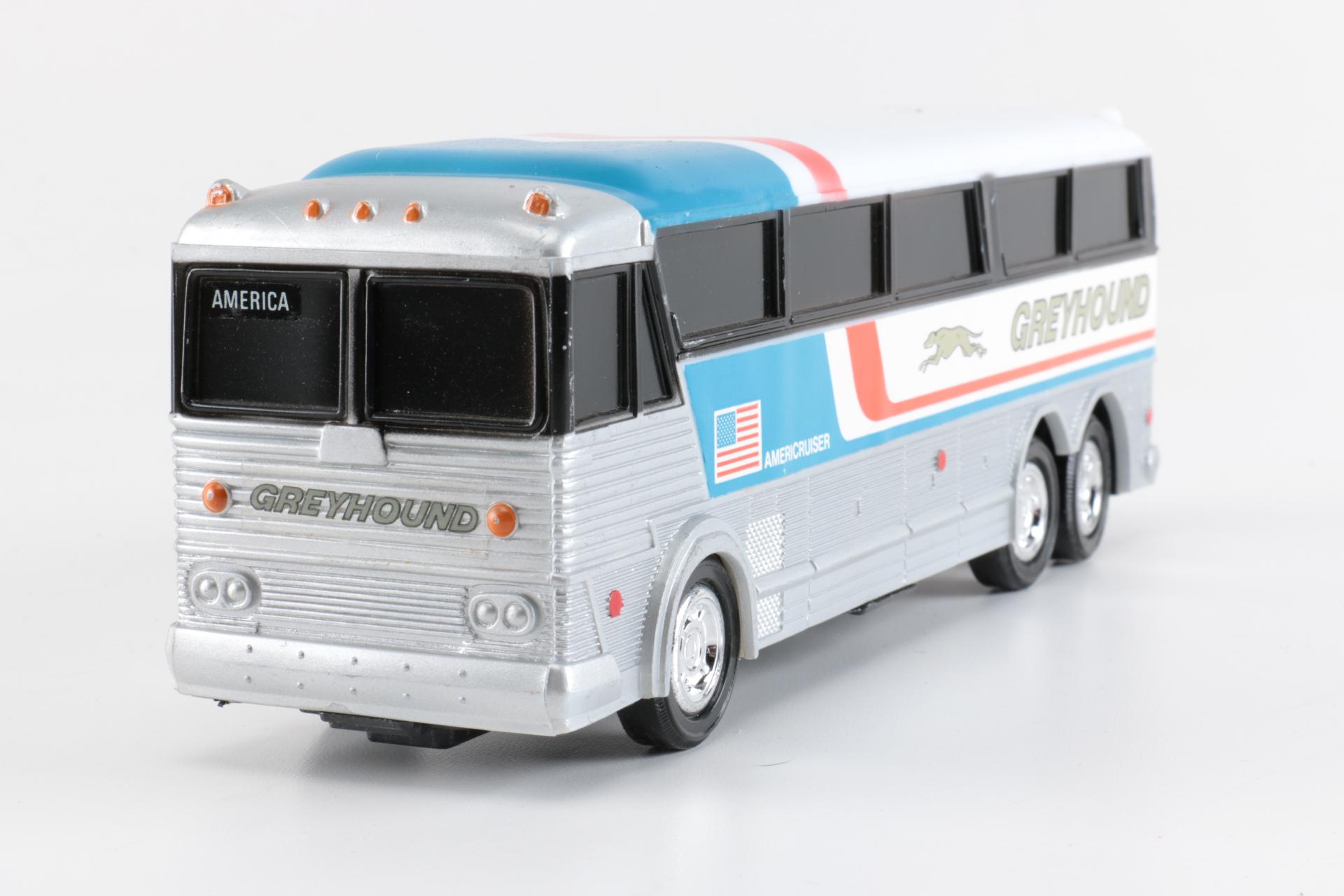 Collection of Plastic Toy Greyhound Buses