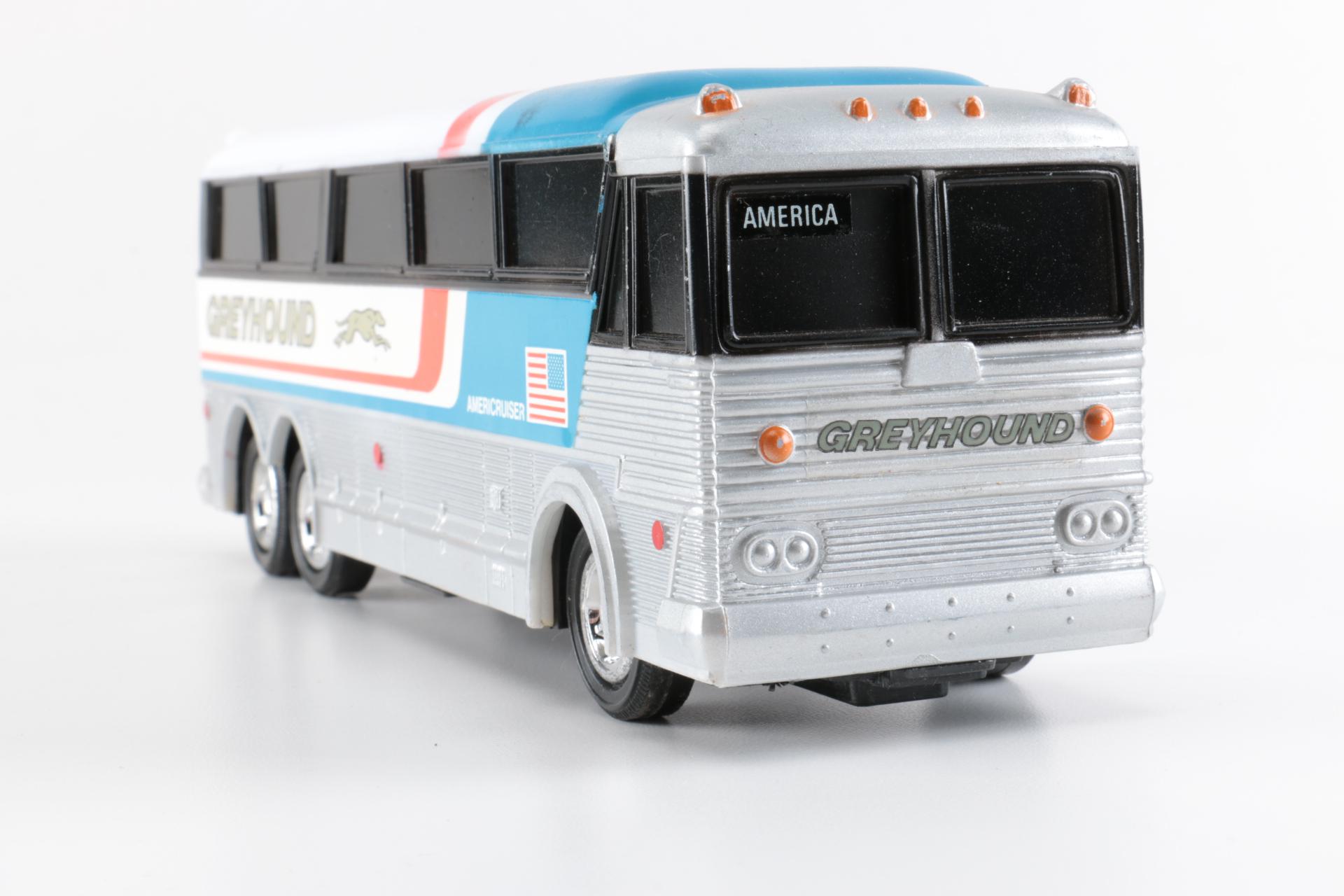 Collection of Plastic Toy Greyhound Buses